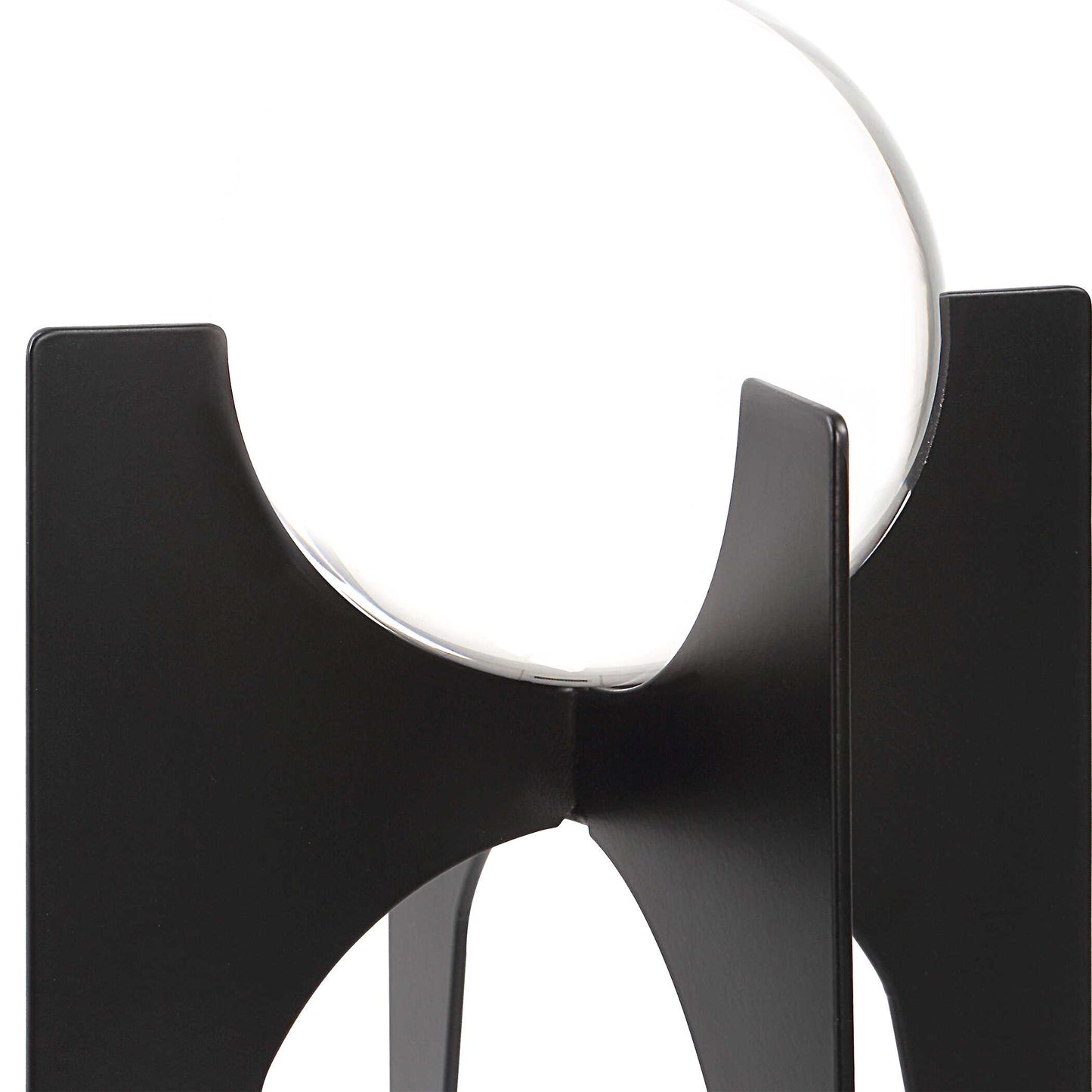 Uttermost Ellianna Crystal Spheres On Black Base Set/2