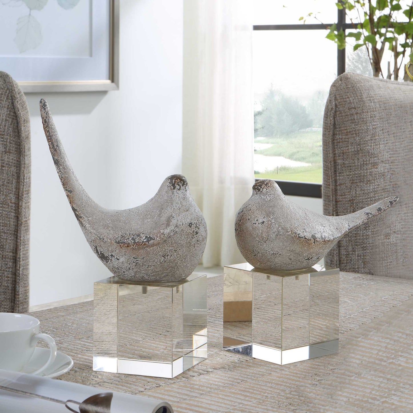 Uttermost Better Together Bird Sculptures Set/2
