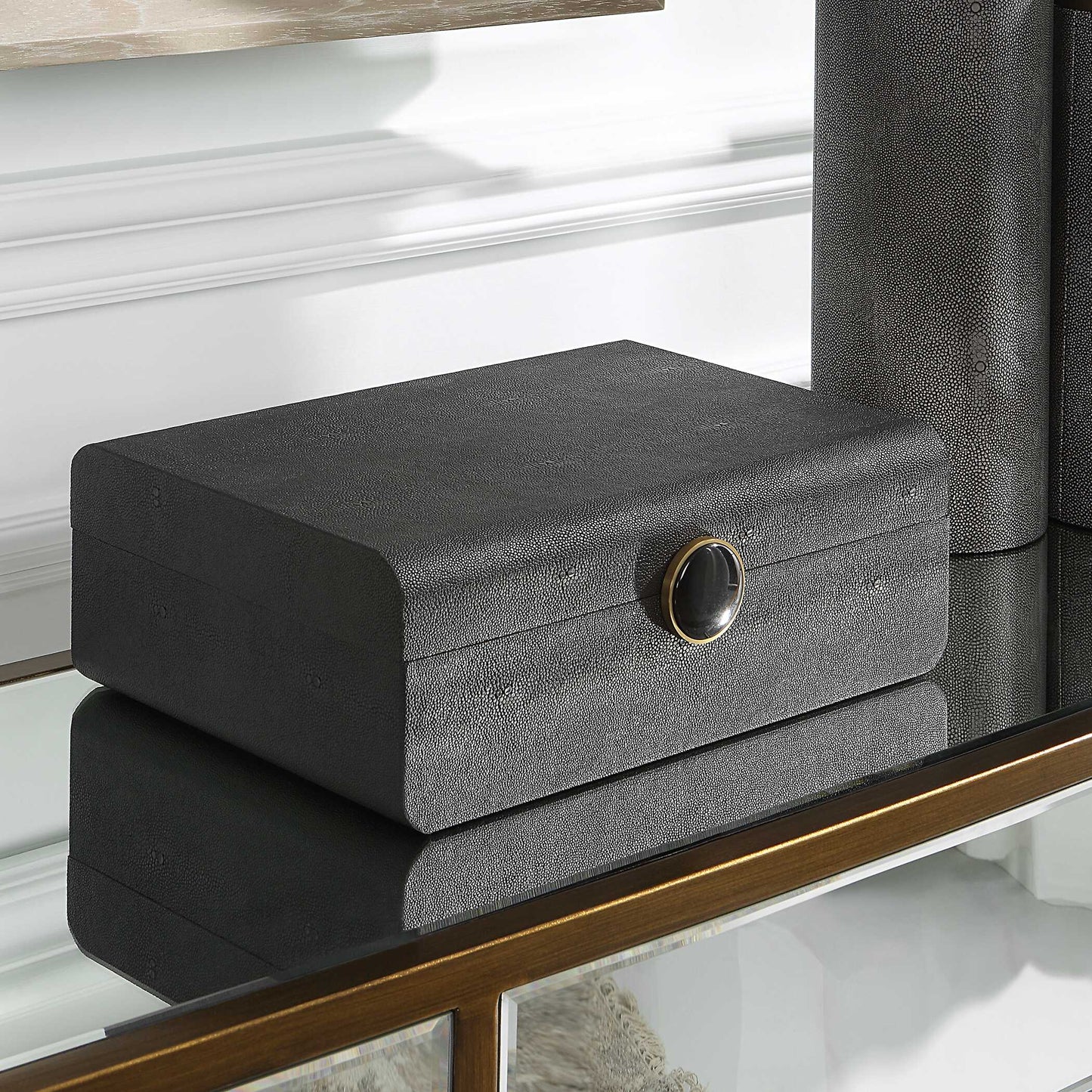 Uttermost Lalique Shagreen Box