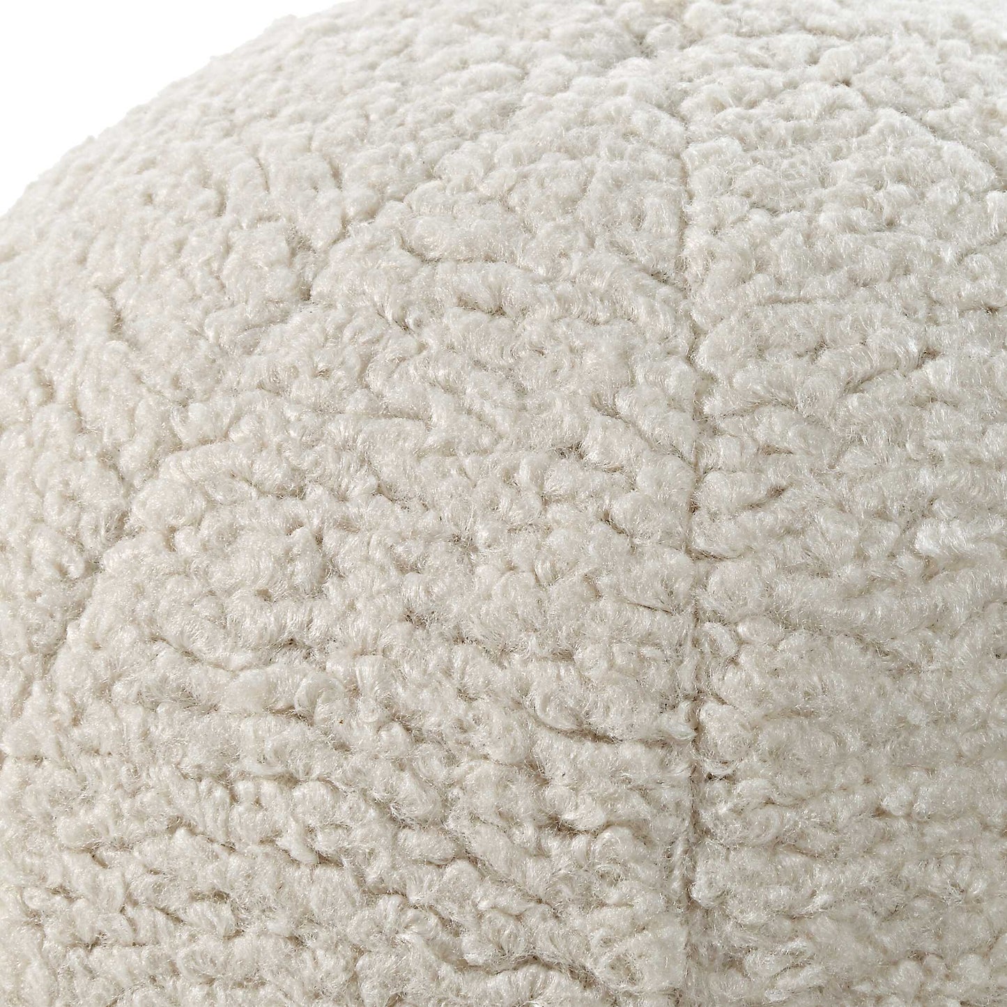 Uttermost Capra Ball Sheepskin Pillows Set/2