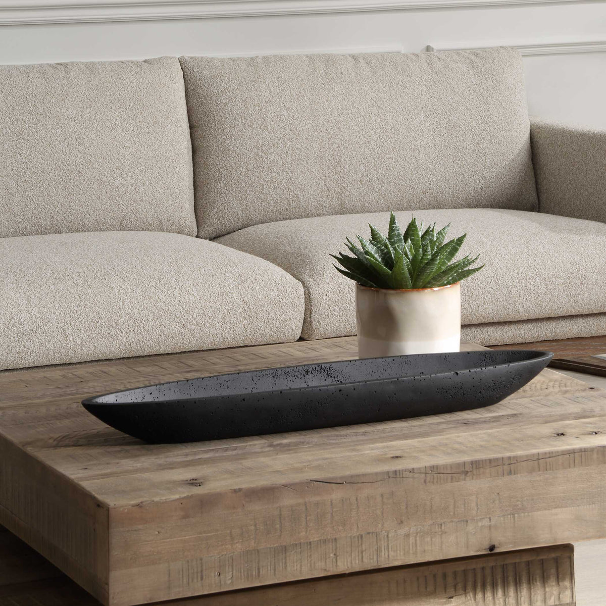 Vessel Cast Canoe Bowl