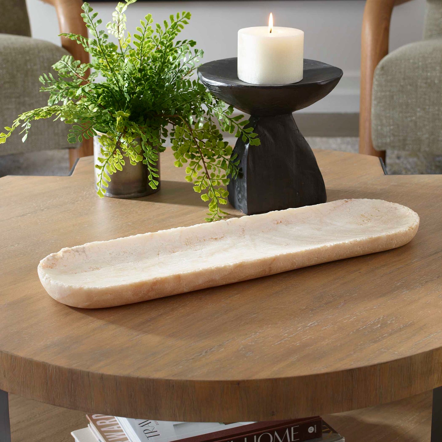 Uttermost Sculpted Onyx Bowl
