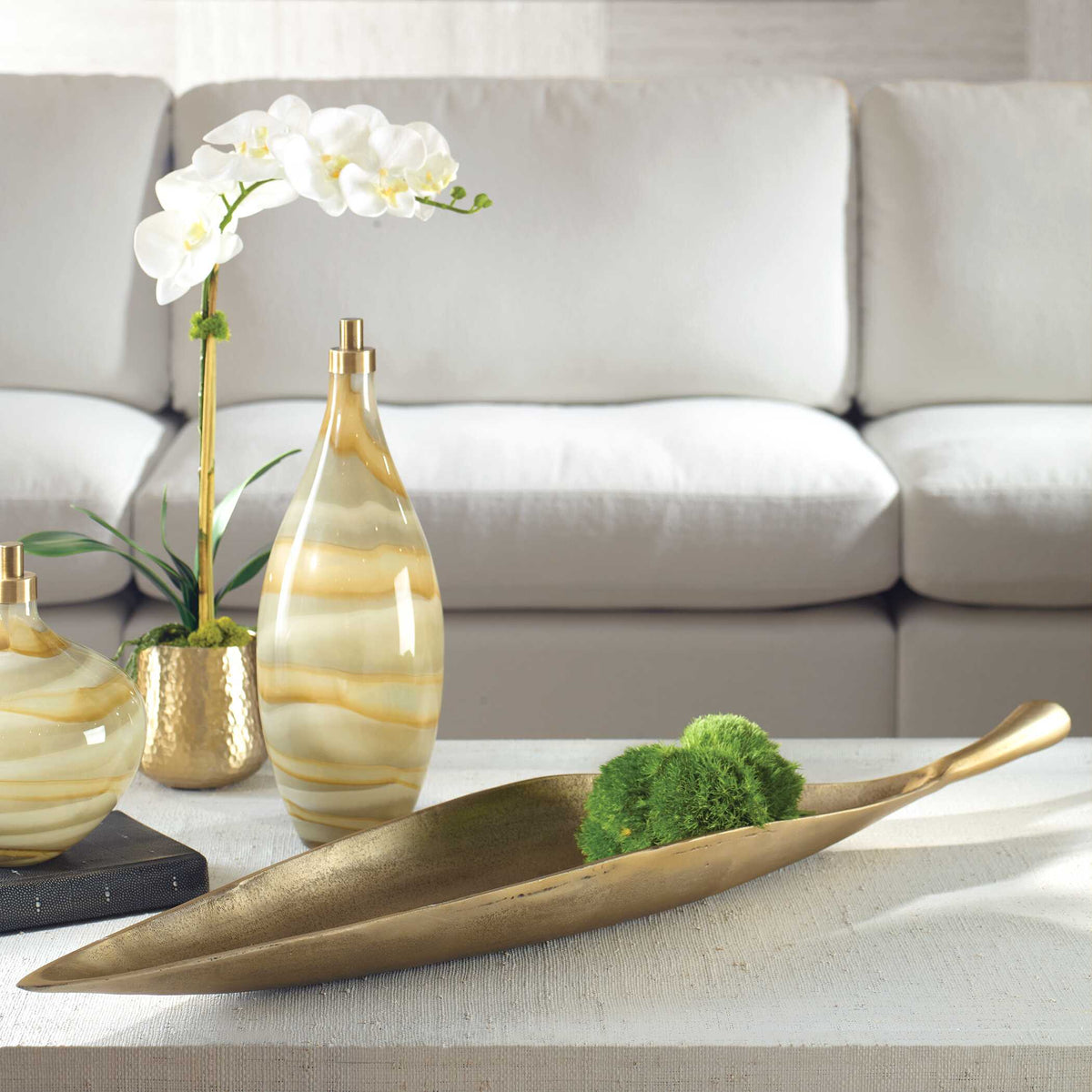 Botanica Aged Brass Bowl