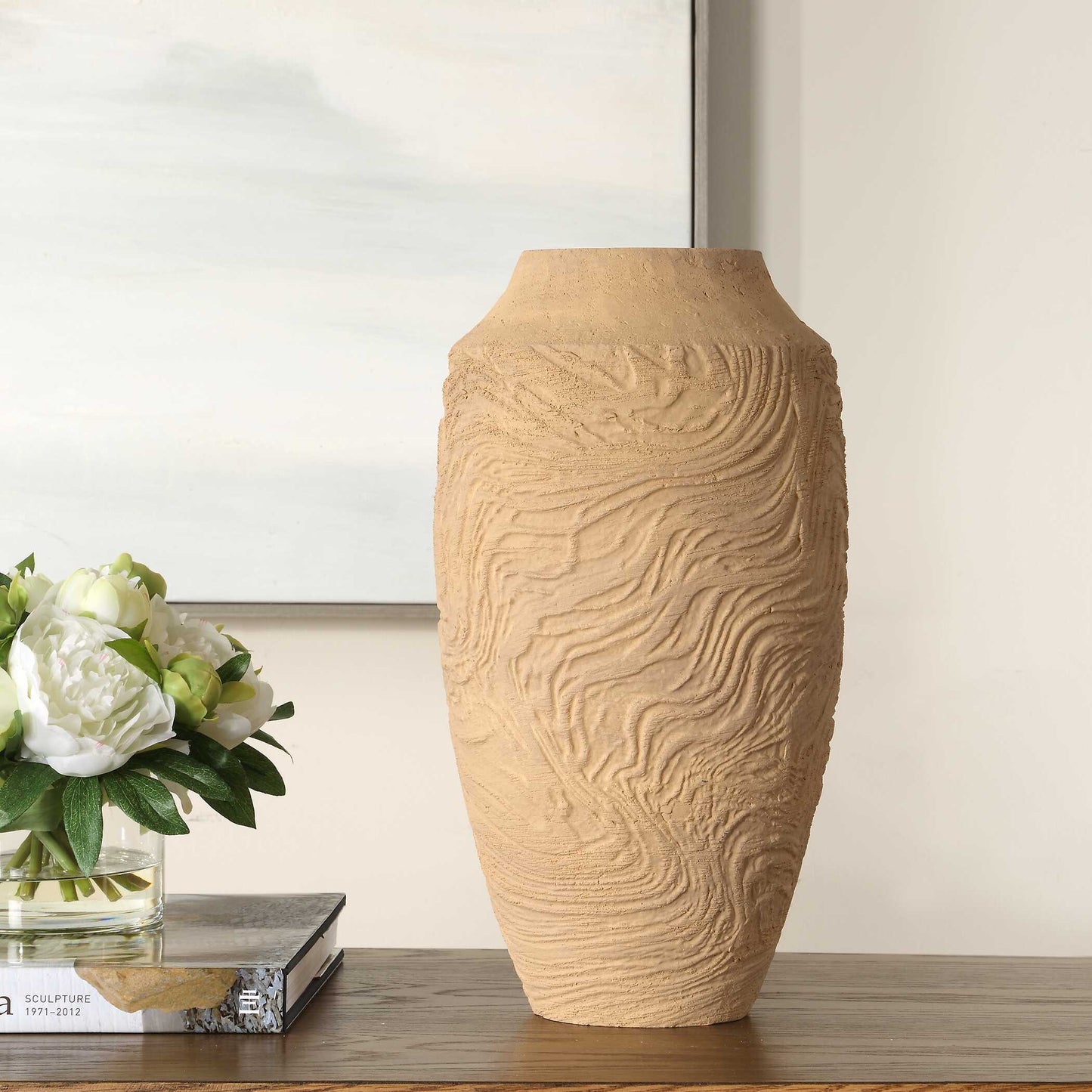 Uttermost Sandstone Flow Terracotta Vase