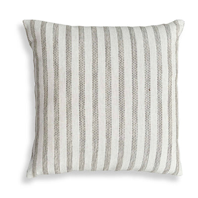 Basket Stripe Rattan Outdoor Pillow