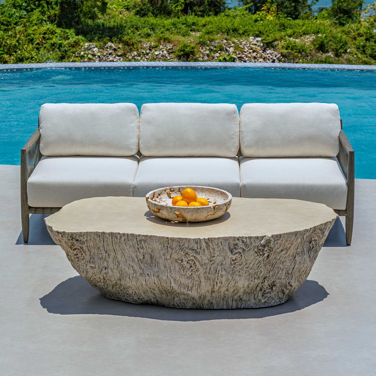 Quarried Stone Indoor-Outdoor Bowl