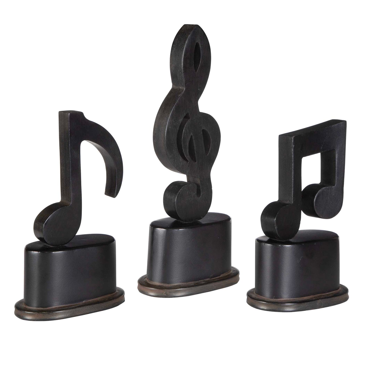 Uttermost Music Notes Metal Figurines Set/3