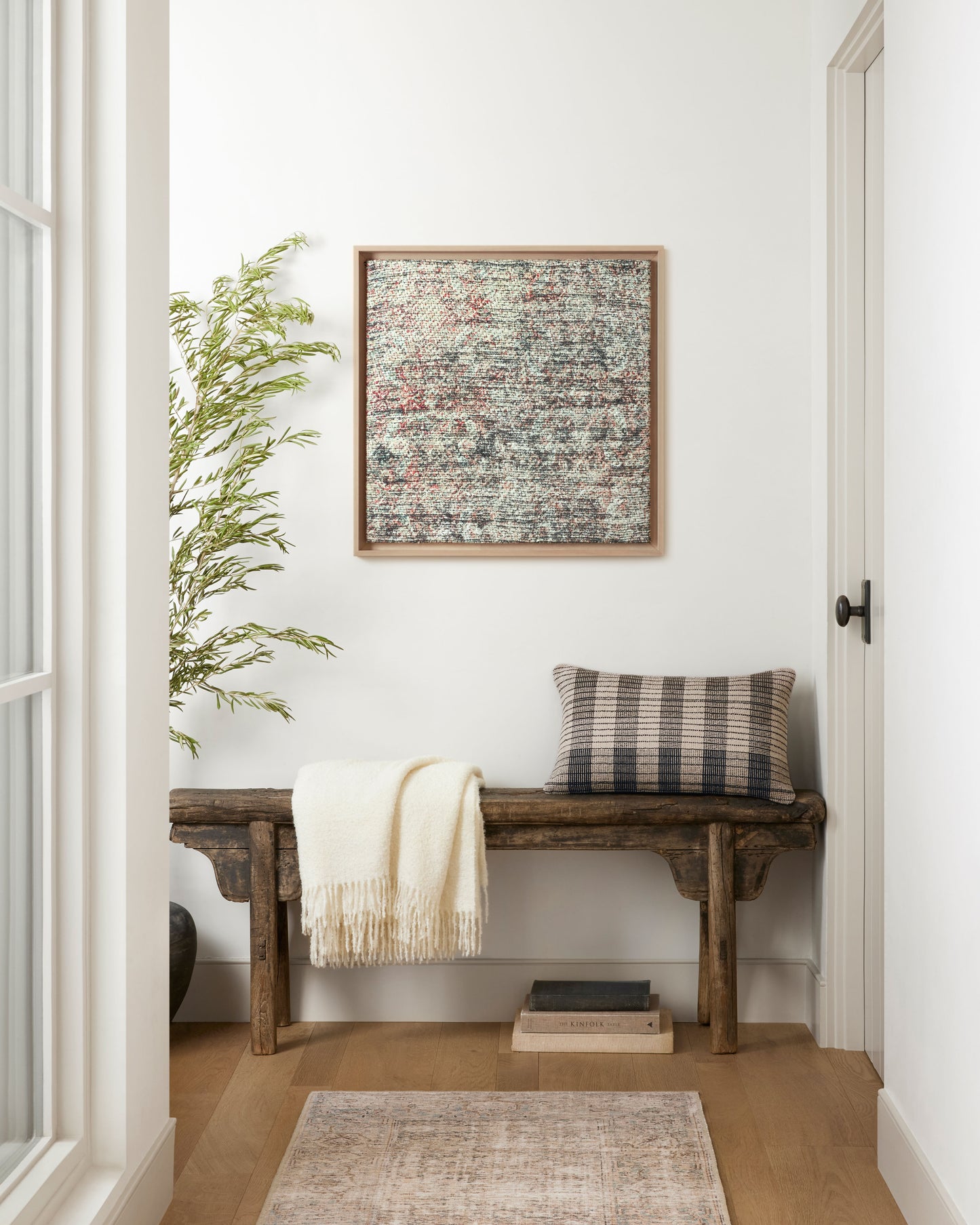 Amber Lewis x Loloi Mallorca Green / Multi 2'-2" X 2'-2" Wall Art
