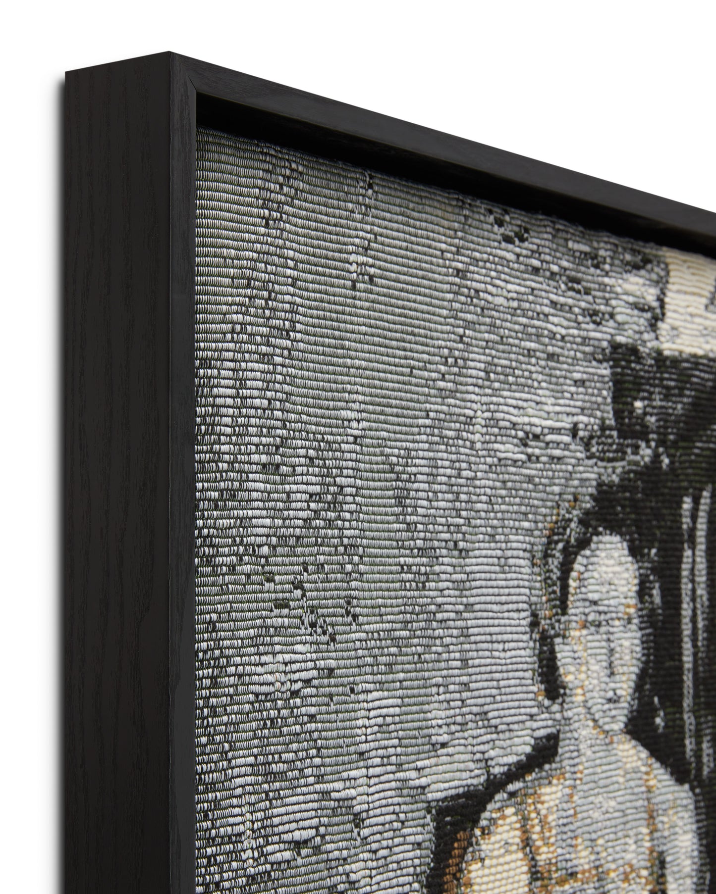 Amber Lewis x Loloi Camila Black / Ivory 2'-9" x 2'-10" Wall Art