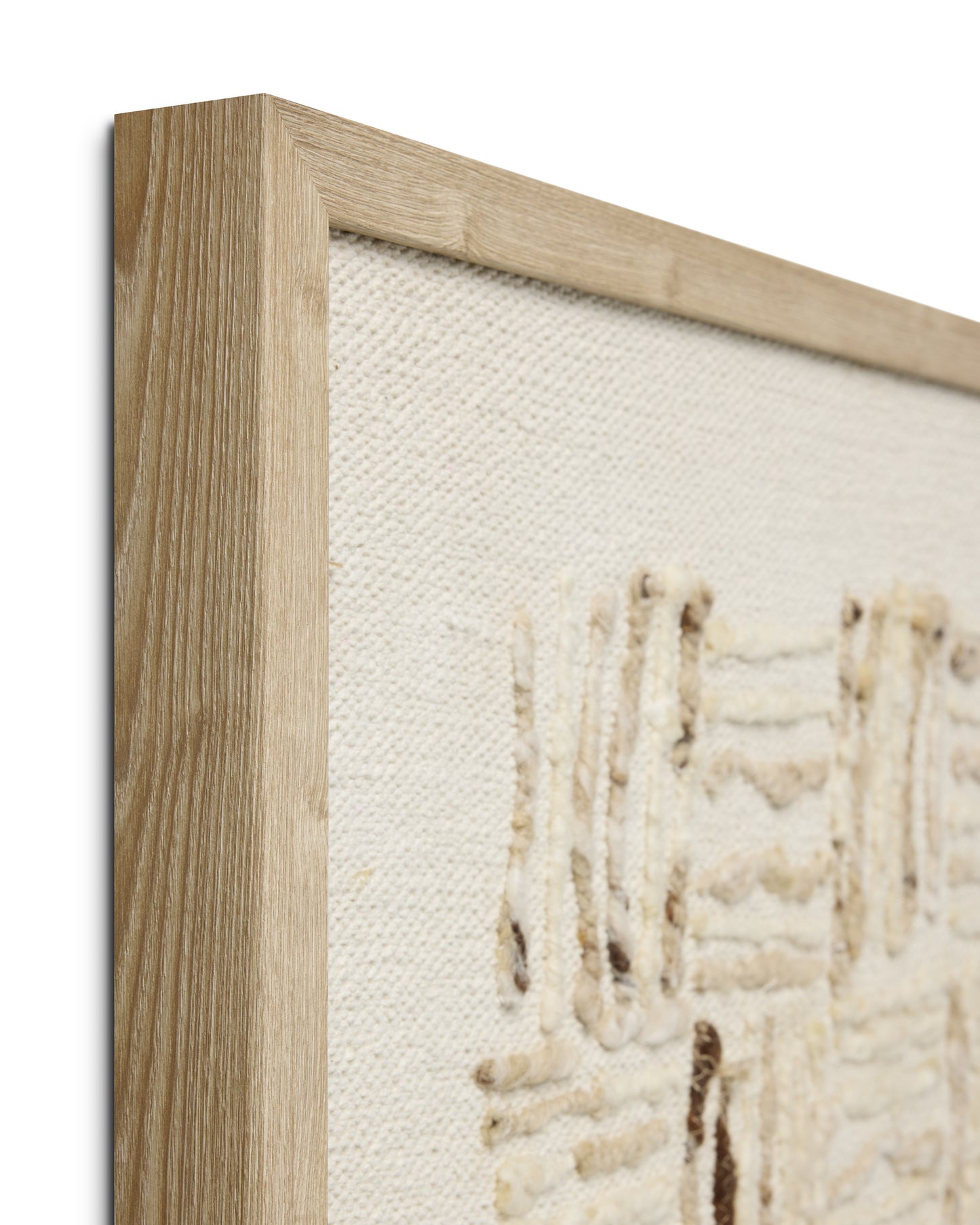 Amber Lewis x Loloi Big Sur Ivory / White 3'-4" x 5'-0" Wall Art