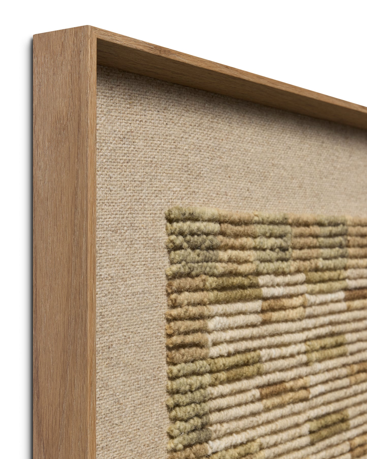 Amber Lewis x Loloi Greystone Ivory / Beige 2'-8" x 3'-6" Wall Art