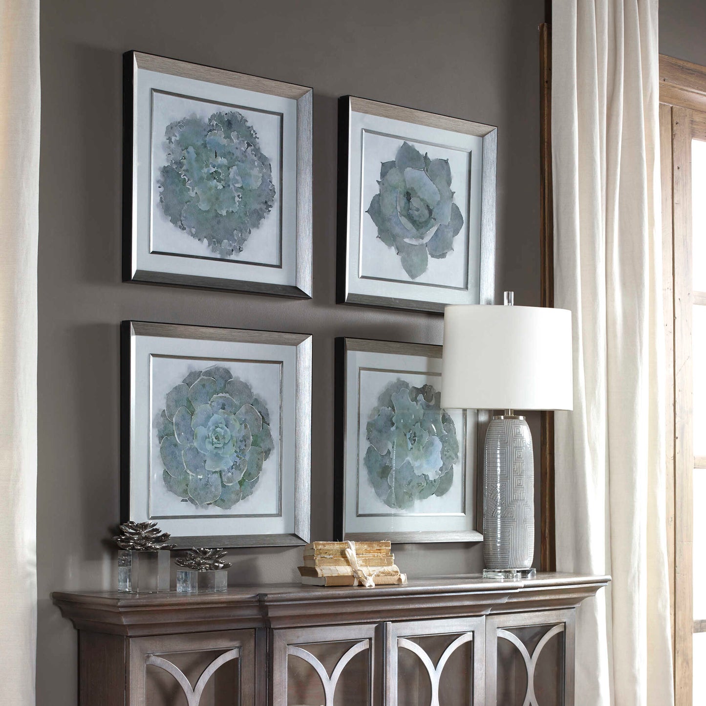 Uttermost Natural Beauties Botanical Prints Set/4
