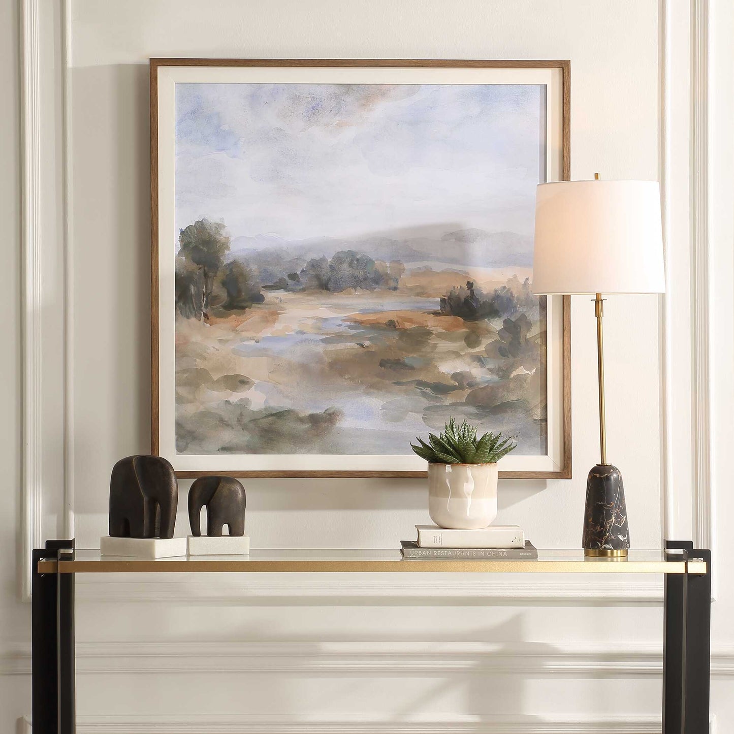 Uttermost River Afternoon Landscape Print
