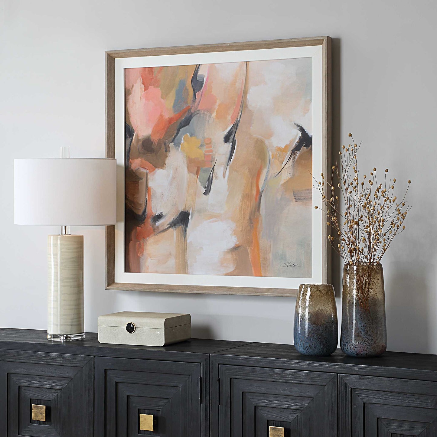 Uttermost Uphill Framed Abstract Print
