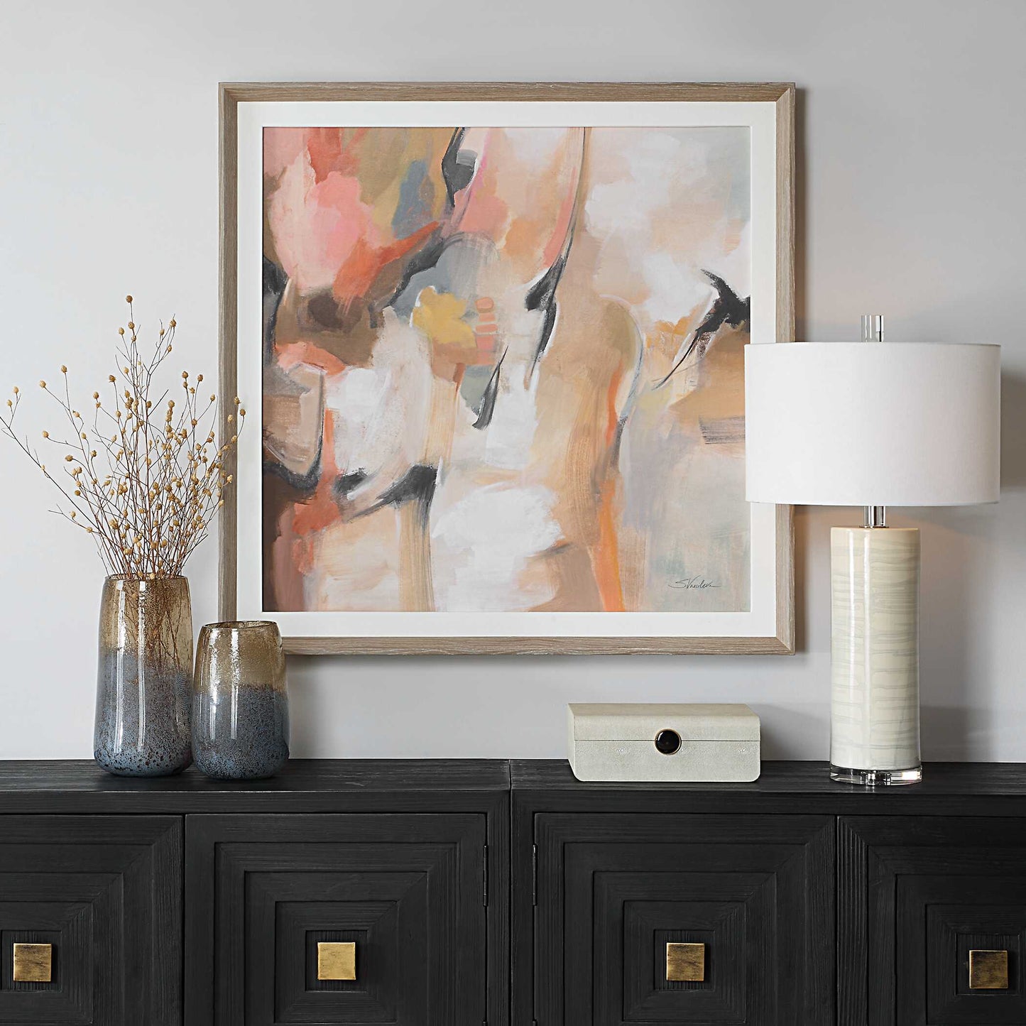Uttermost Uphill Framed Abstract Print