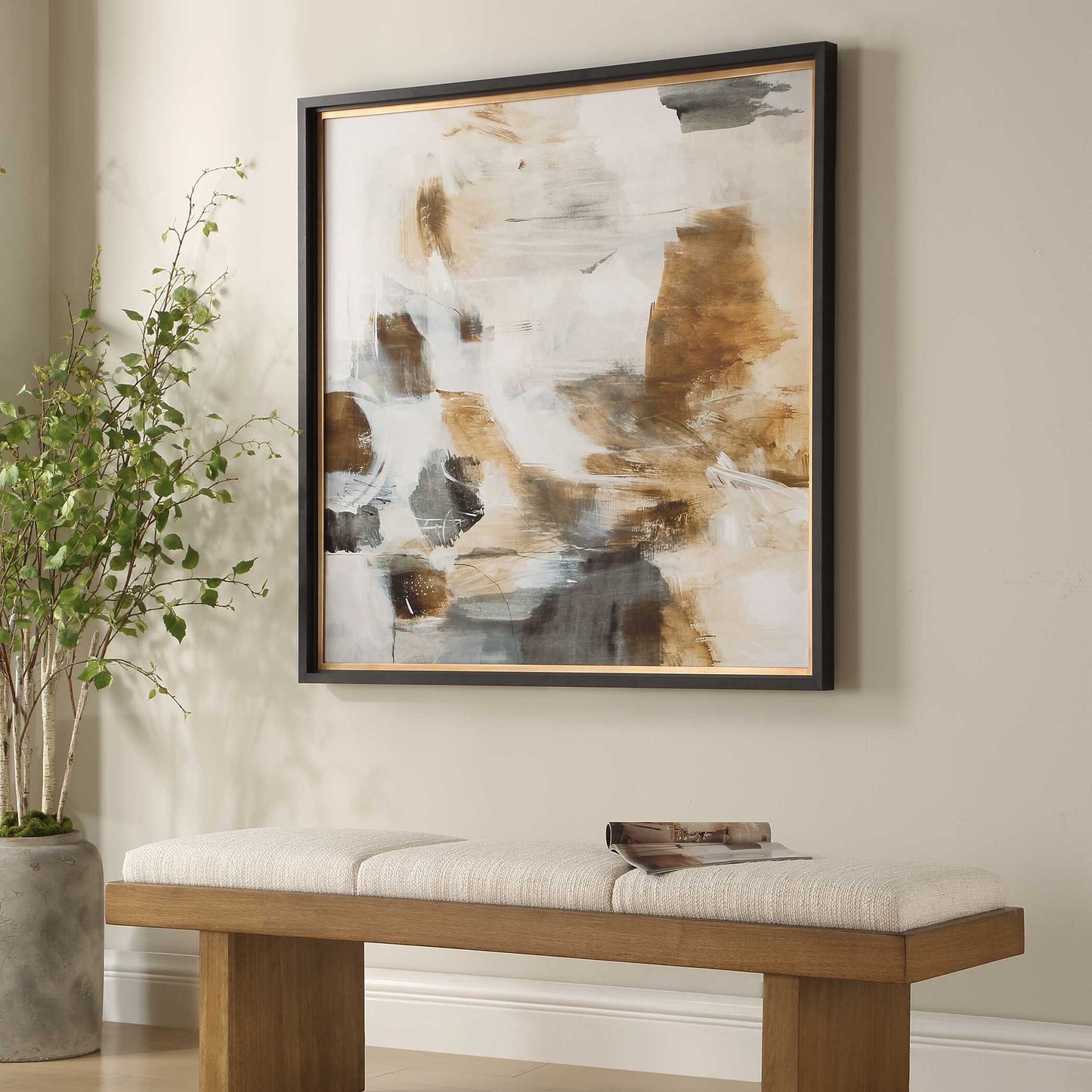 Uttermost Ancient Story Framed Abstract Print