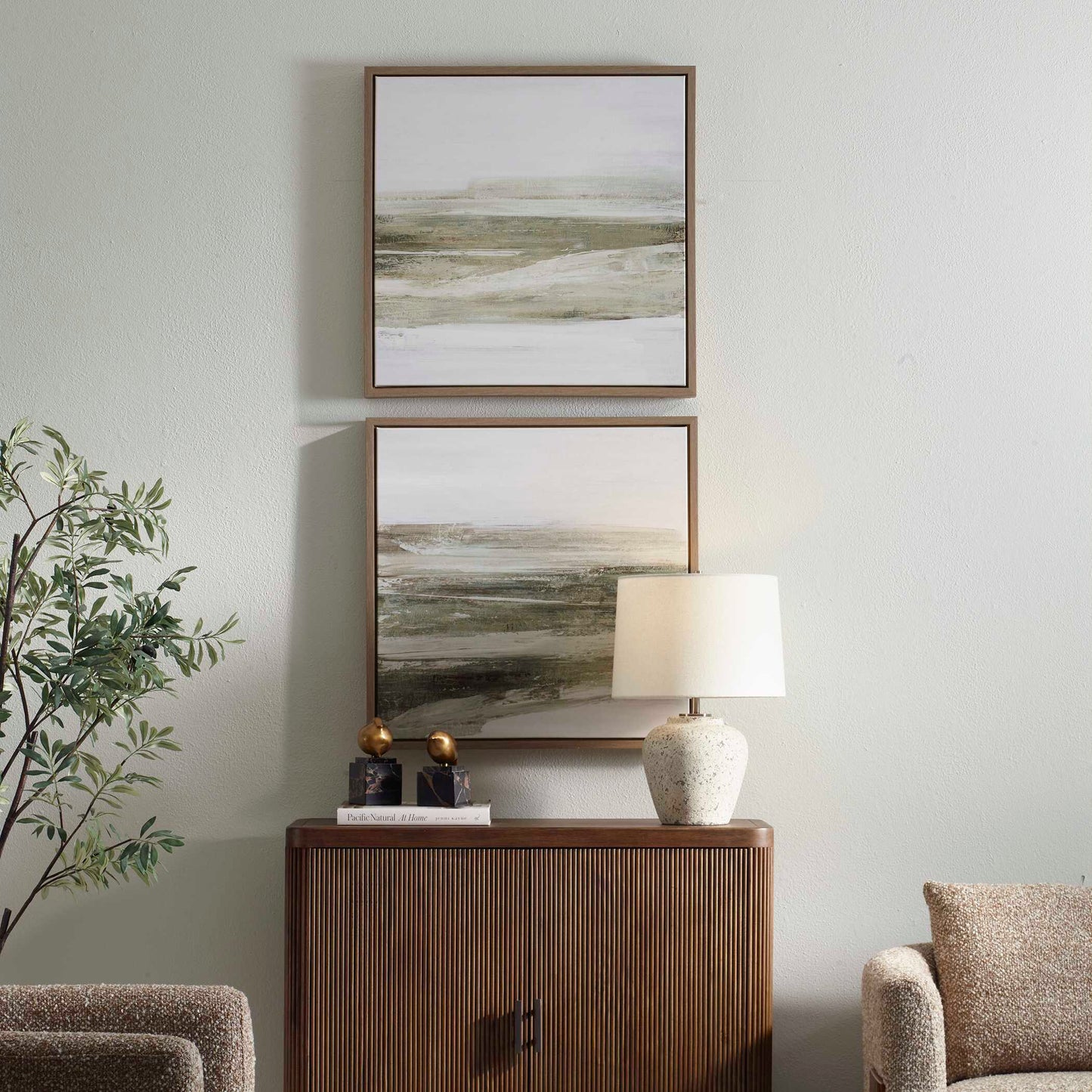 Uttermost All Of A Sudden Framed Canvases Set/2