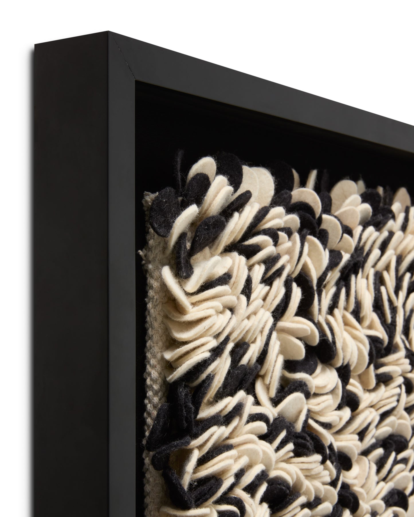 Loloi Salt Pepper Black / Ivory 2' X 2' Wall Art