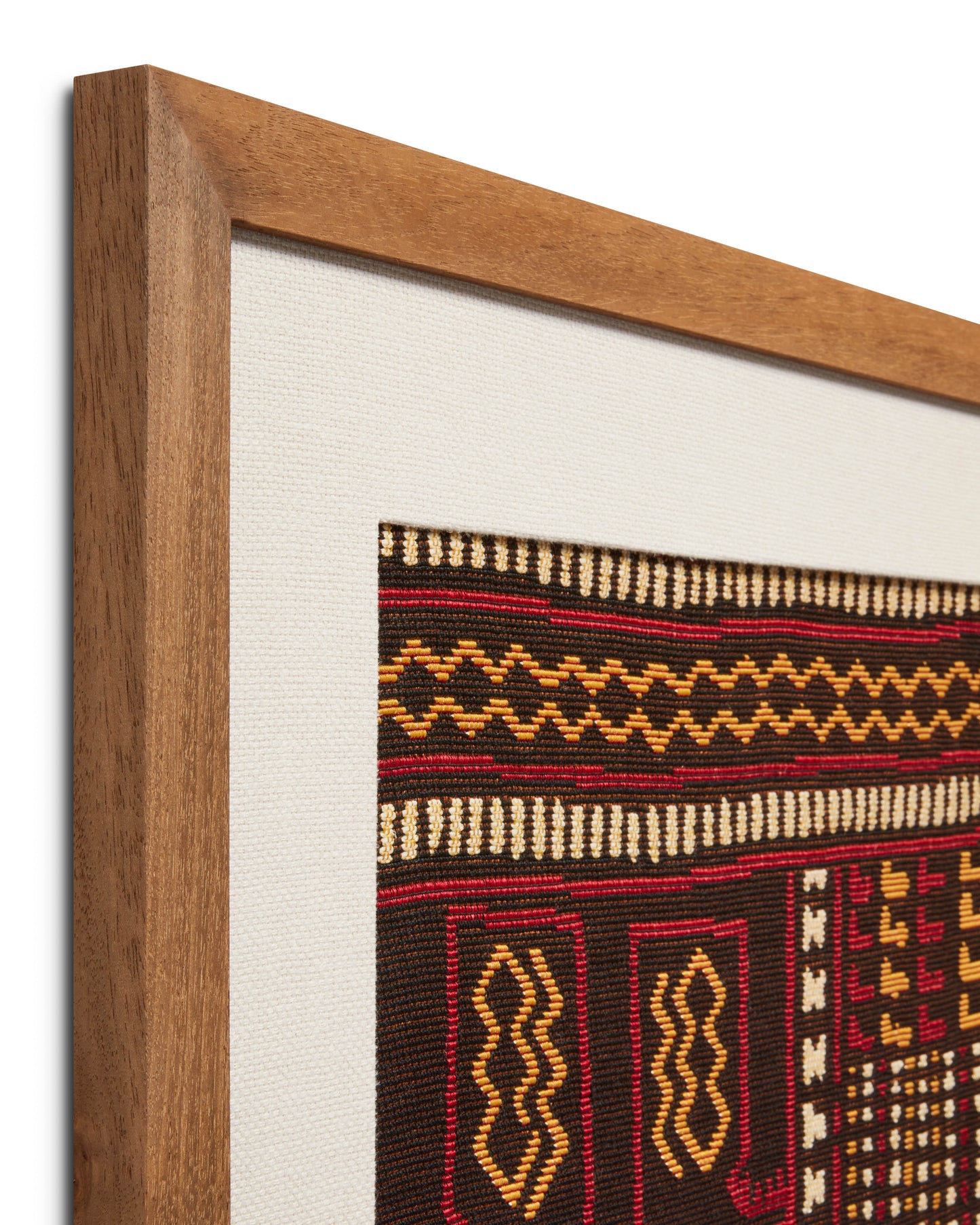 Loloi Bassa Burgundy / Ivory 4'-8" X 3'-10" Wall Art