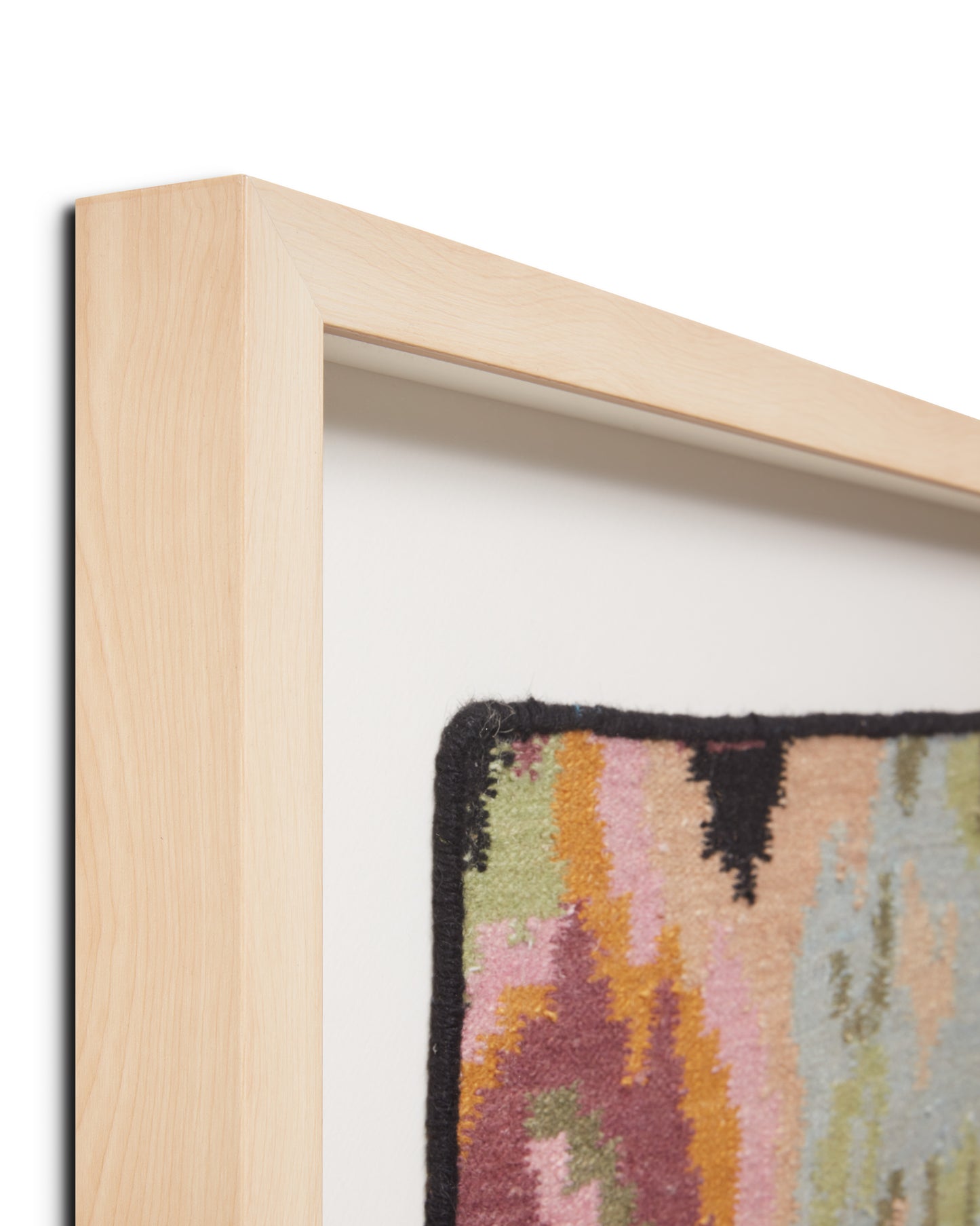 Loloi Prairie Rose Black / Multi 2'-8" x 2'-8" Wall Art