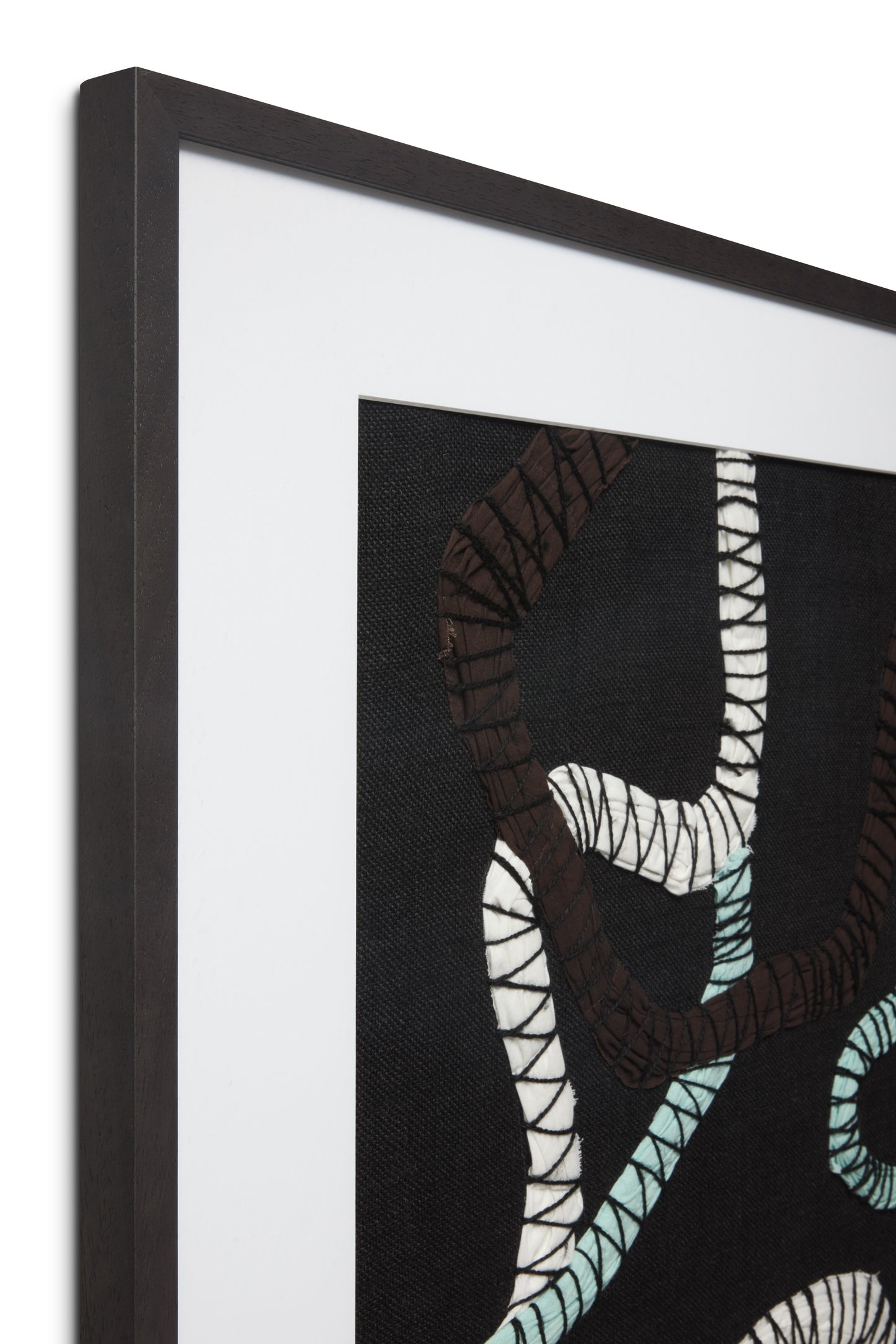 Loloi Streaming Black / Blue 2'-6" X 3'-4" Wall Art