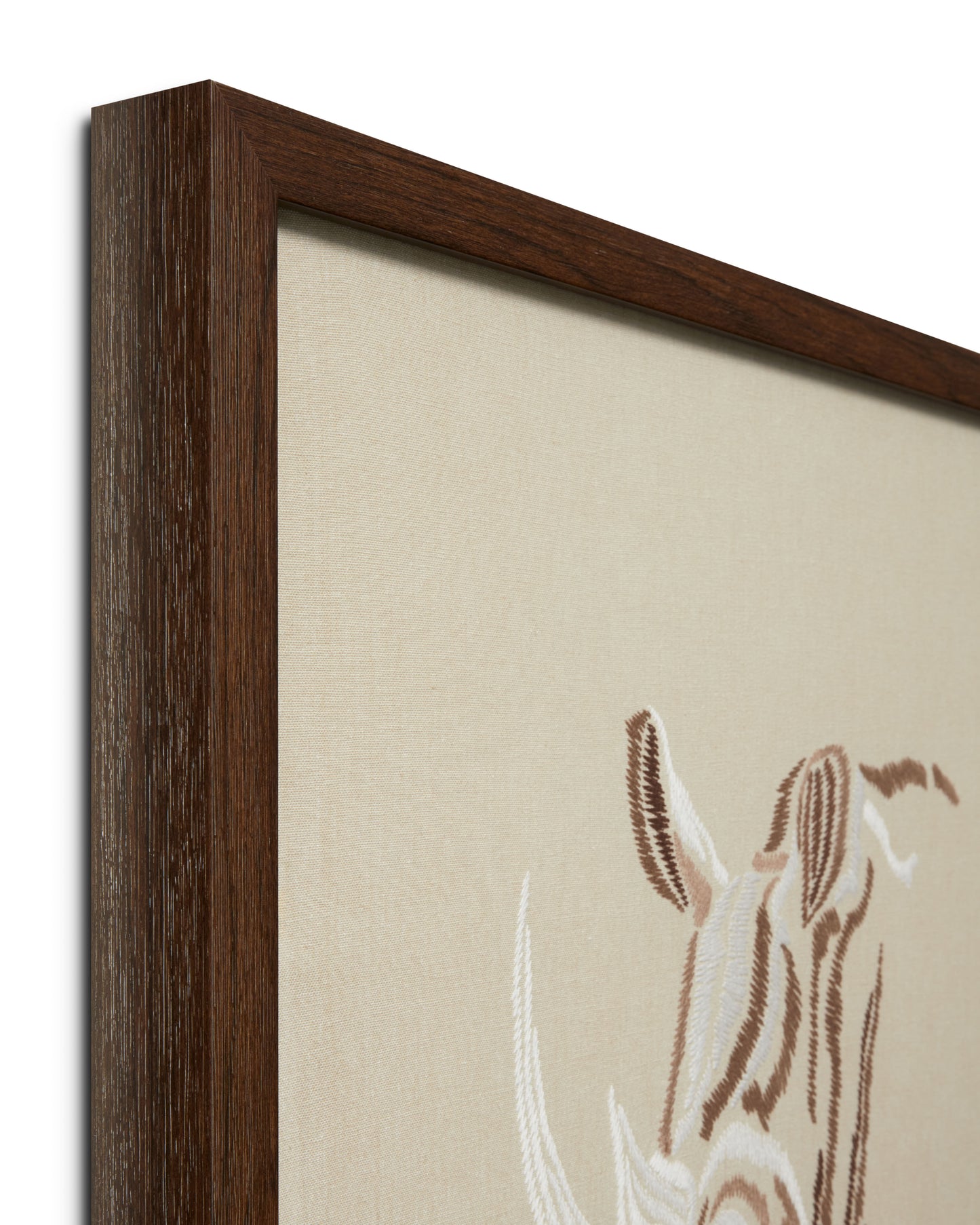 Loloi Black Rhino Beige / Ivory 2' X 2' Wall Art
