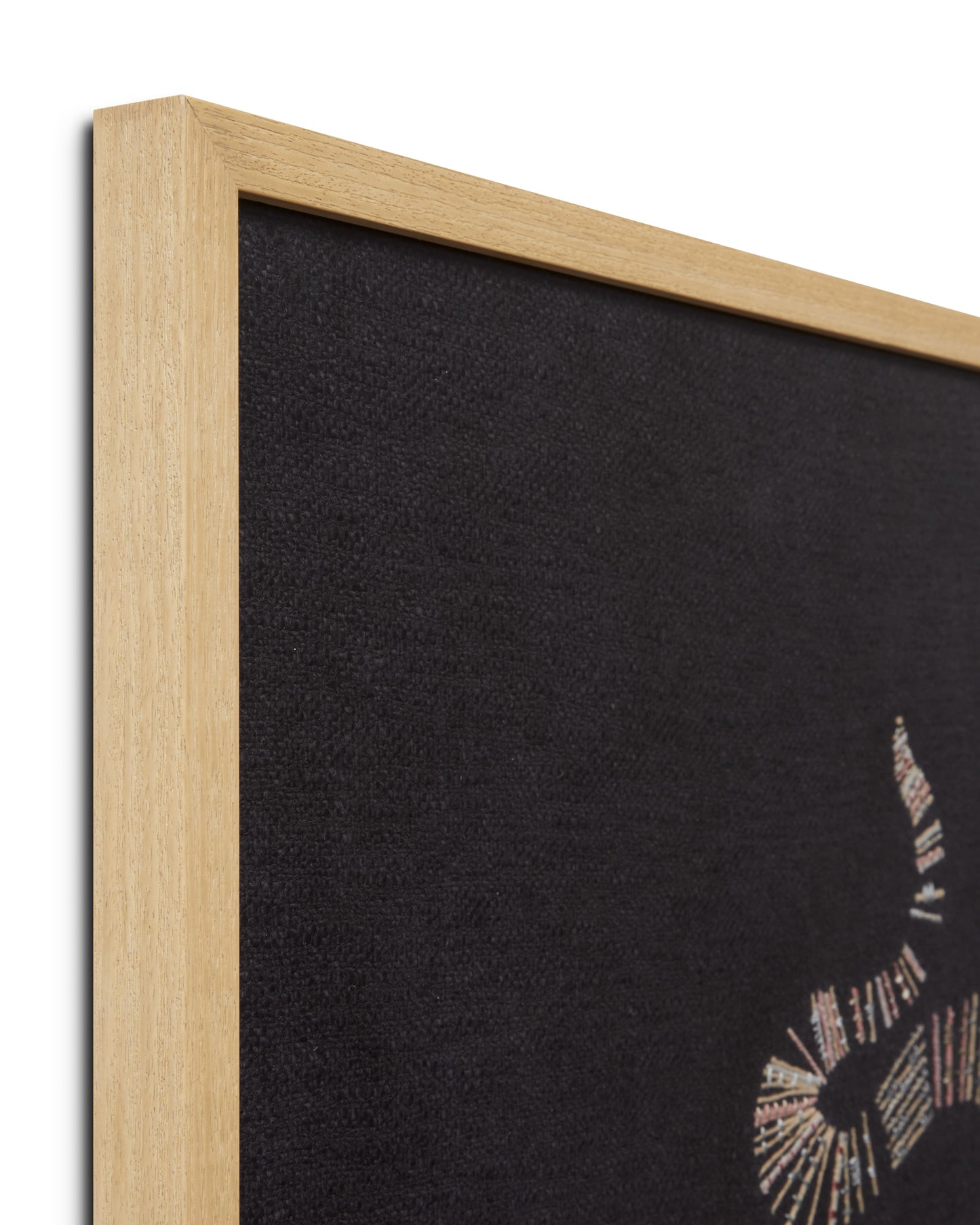 Loloi Snake Eyes Black / Beige 2'-6" X 2'-6" Wall Art