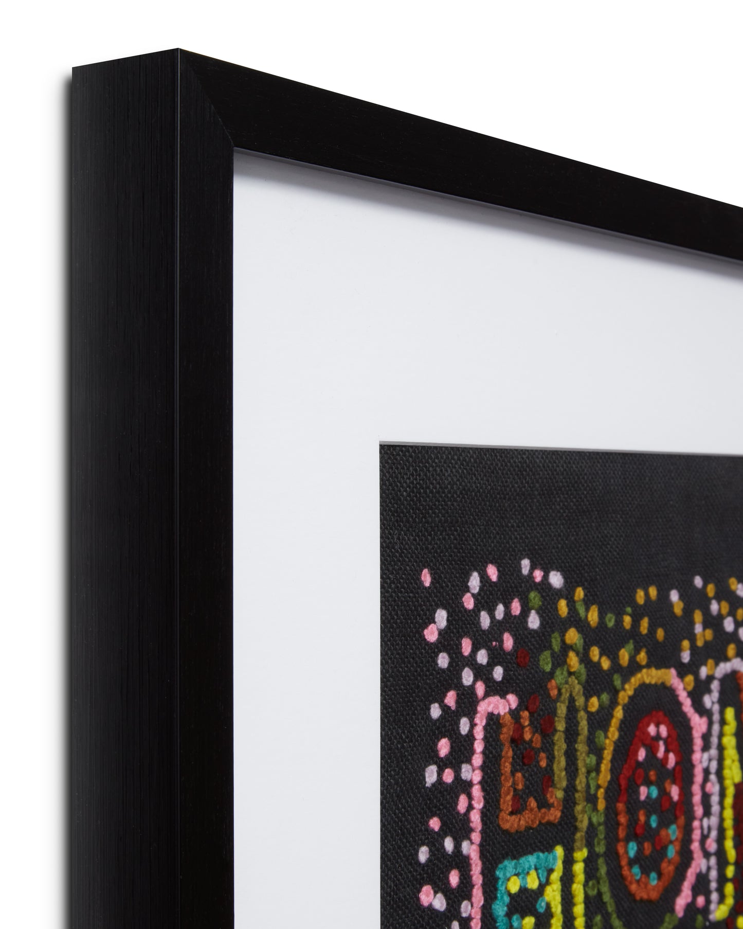 Loloi Down Home Black / Multi 2'-5" x 1'-9" Wall Art