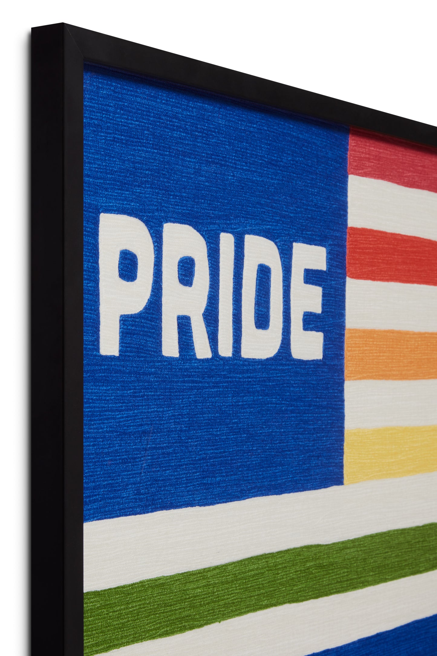 Loloi Pride Flag Multi / Ivory 2'-1" X 3'-1" Wall Art
