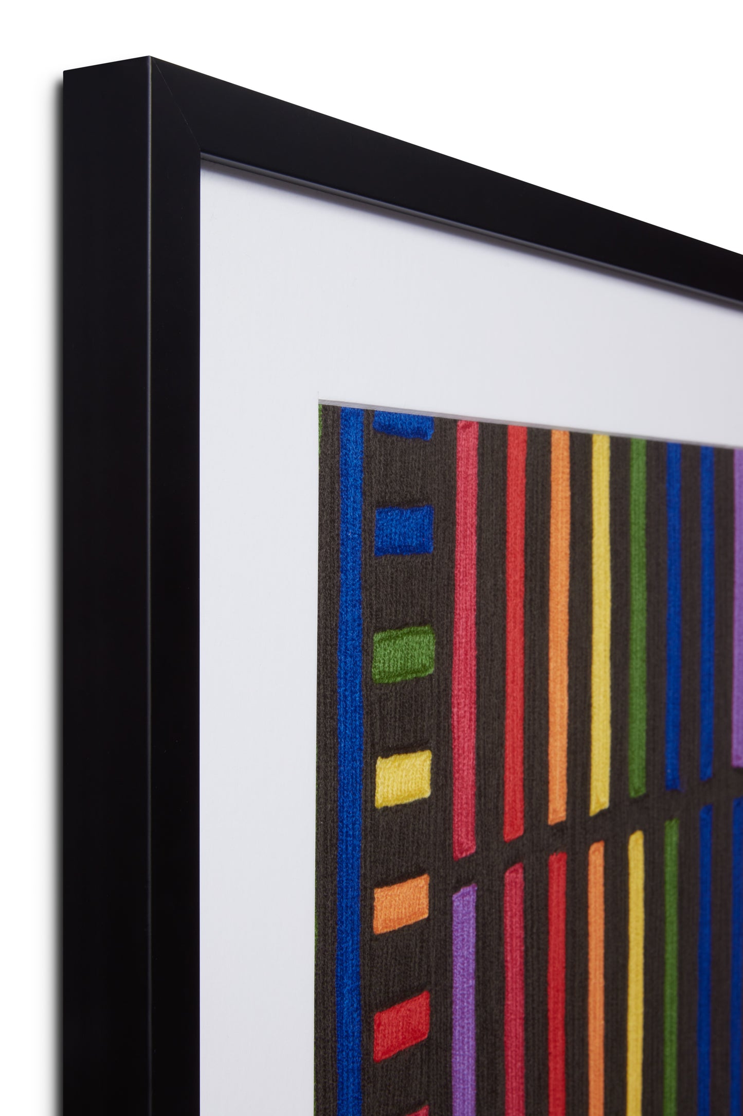 Loloi Community Multi / Black 2'-5" X 1'-10" Wall Art