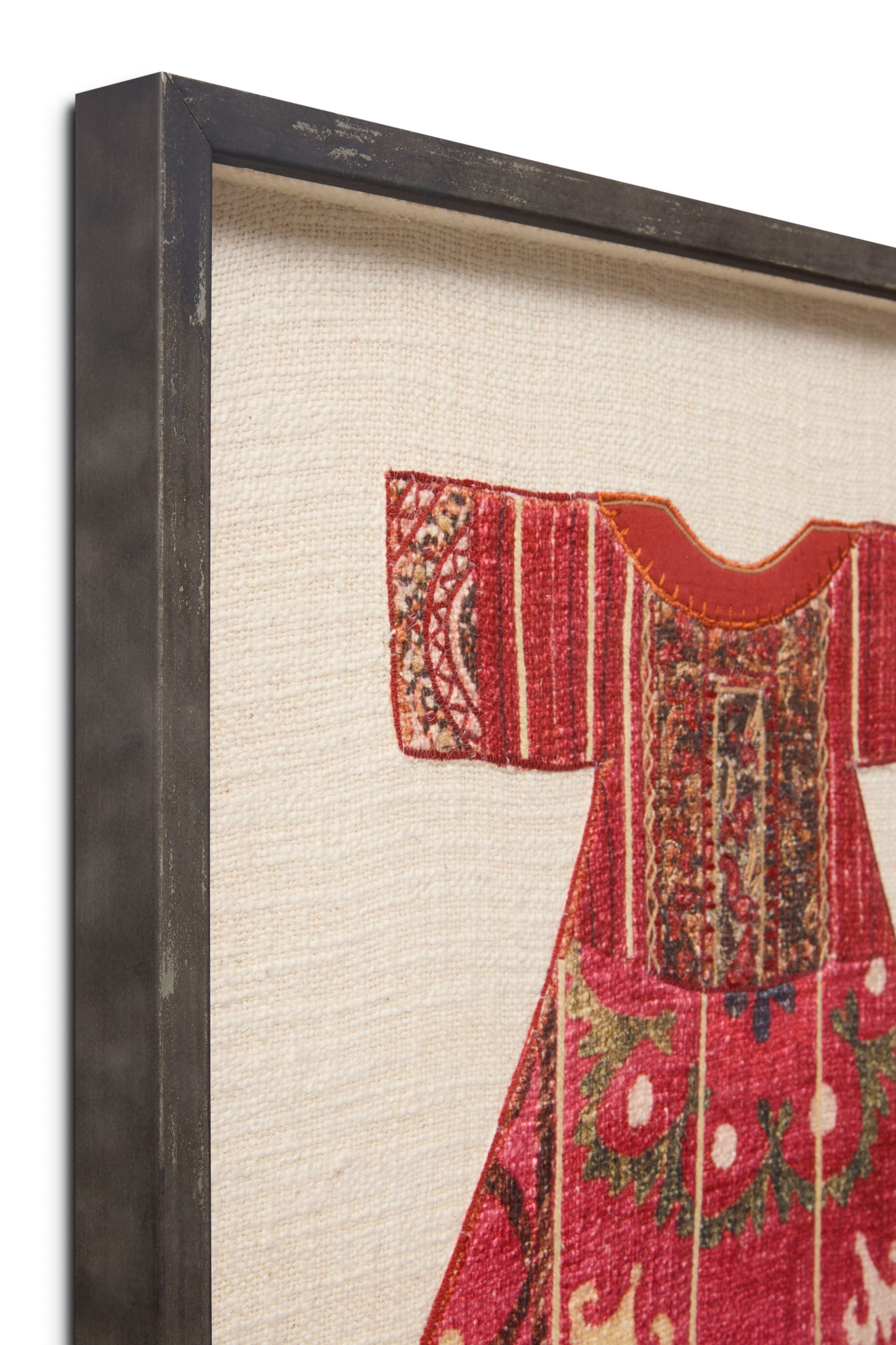 Loloi Gilan Red / Ivory 1'-11" X 1'-11" Wall Art