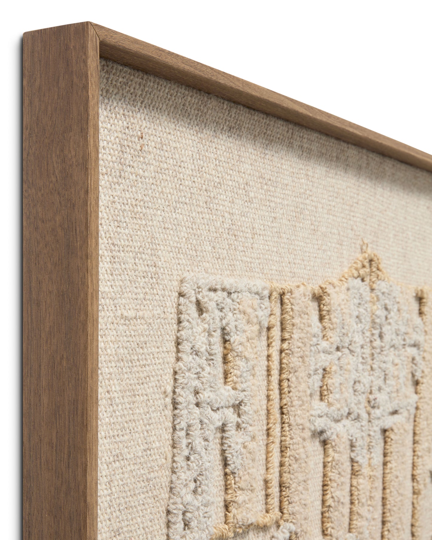 Loloi Kimono Grey / Beige 2'-9" X 2'-9" Wall Art