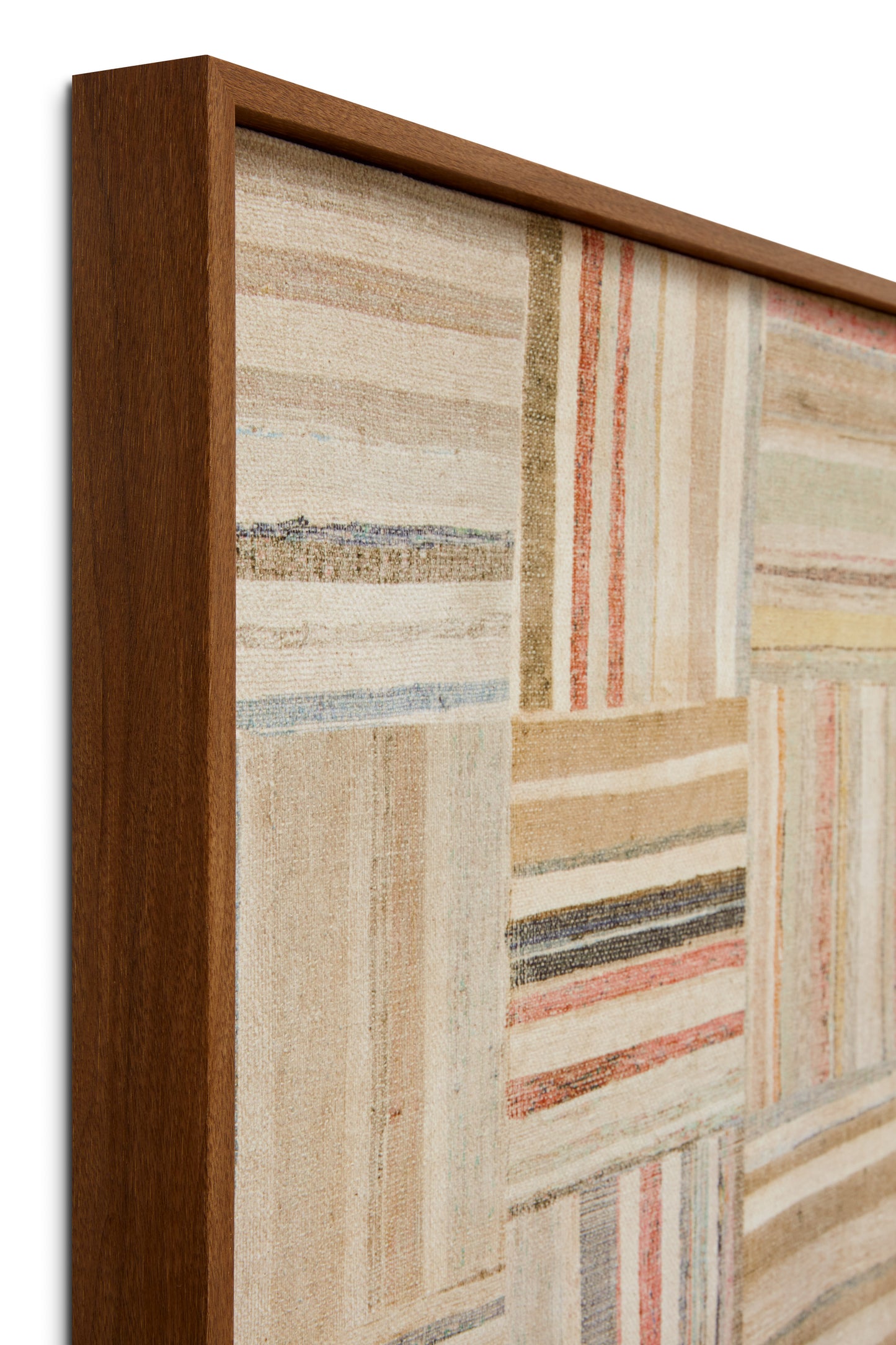 Loloi Parquet Multi / Beige 5'-1" x 3'-5" Wall Art