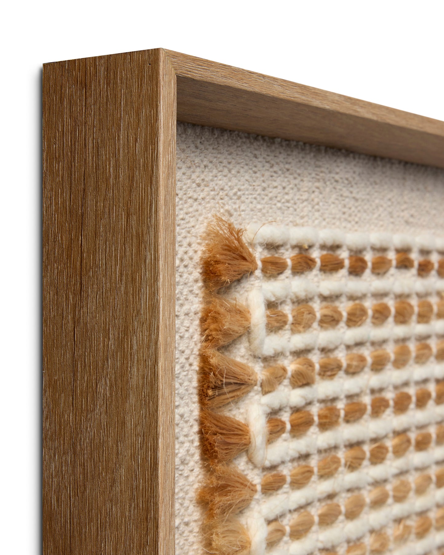 Loloi Shenandoah Beige / Brown 2'-5" x 2'-5" Wall Art