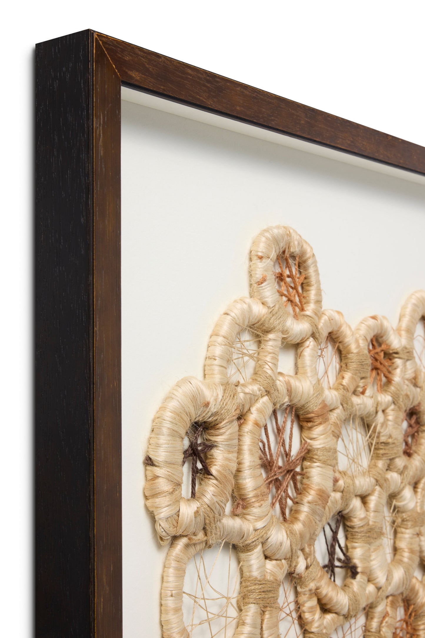 Loloi Busy Bee Beige / Brown 3' x 3' Wall Art