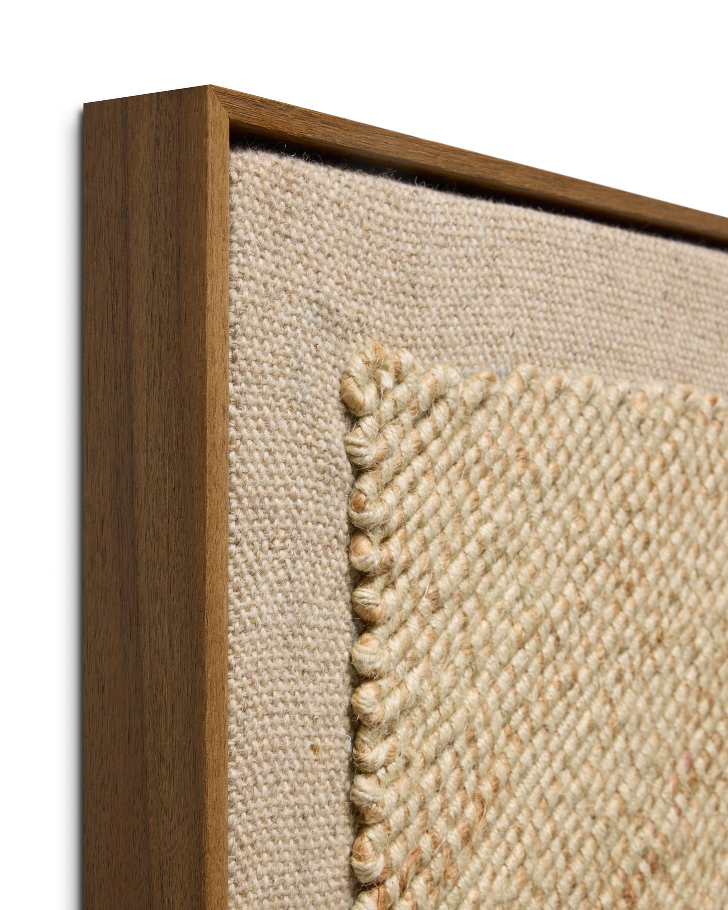 Loloi Meandering Road Beige / Beige 2' x 2'-6" Wall Art