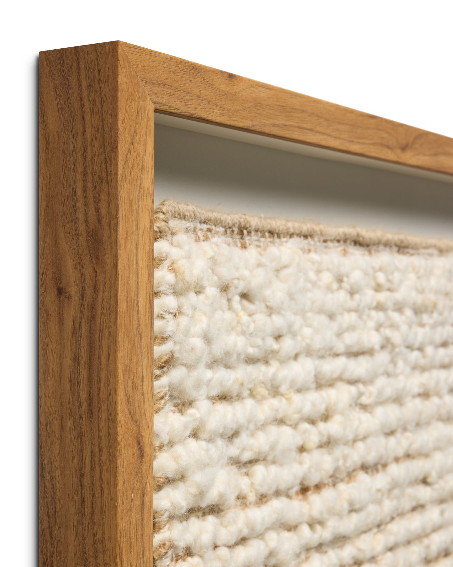 Loloi Popcorn Ivory / Beige 2'-10" x 2'-10" Wall Art