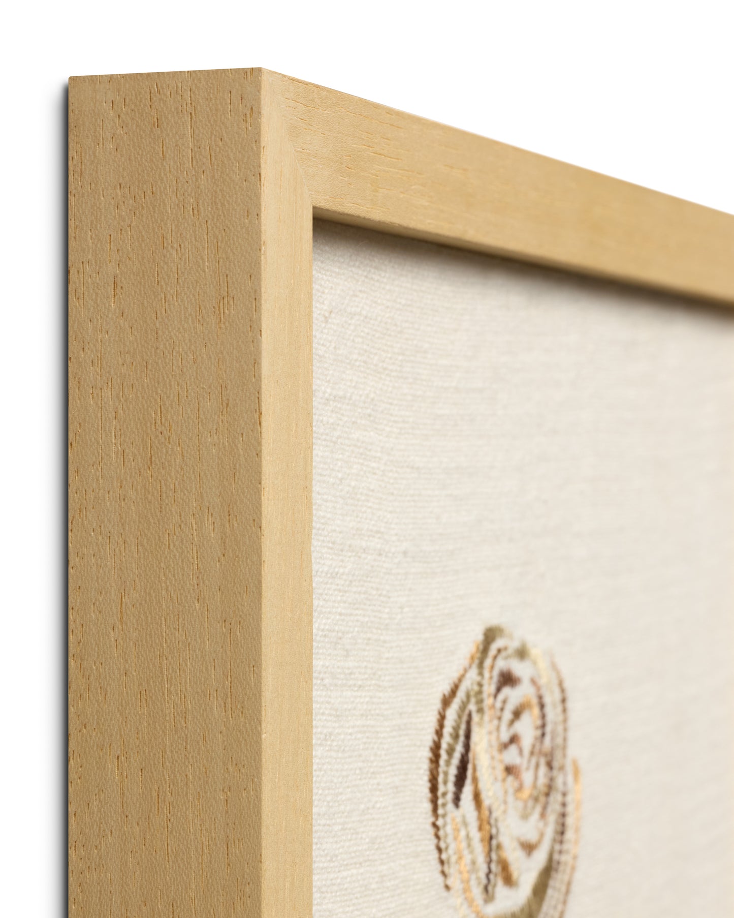 Loloi Rose Bud Beige Beige / Green 1' x 1'-3" Wall Art