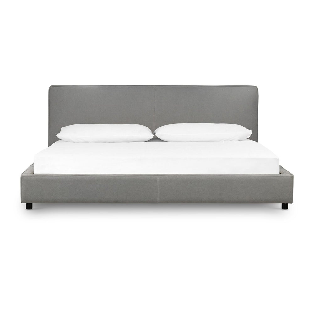 Aidan King Bed - Heavy Pebble Pewter