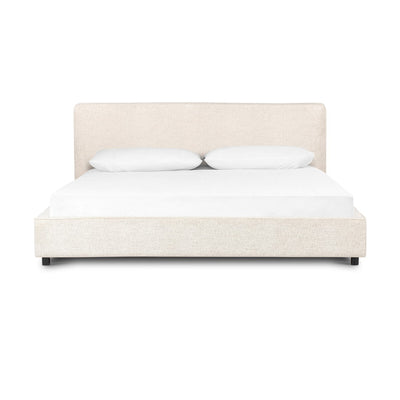 Aidan Queen Bed - Plushtone Linen