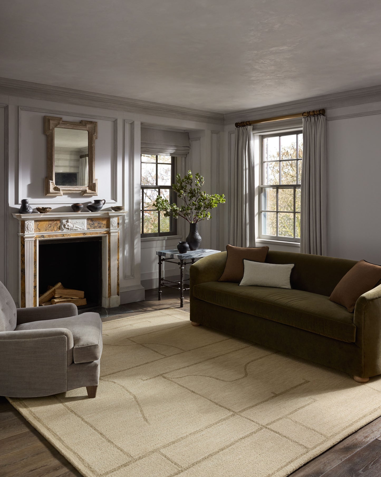 Jeremiah Brent x Loloi Barrow Ivory / Taupe 2'-3" x 3'-9" Accent Rug