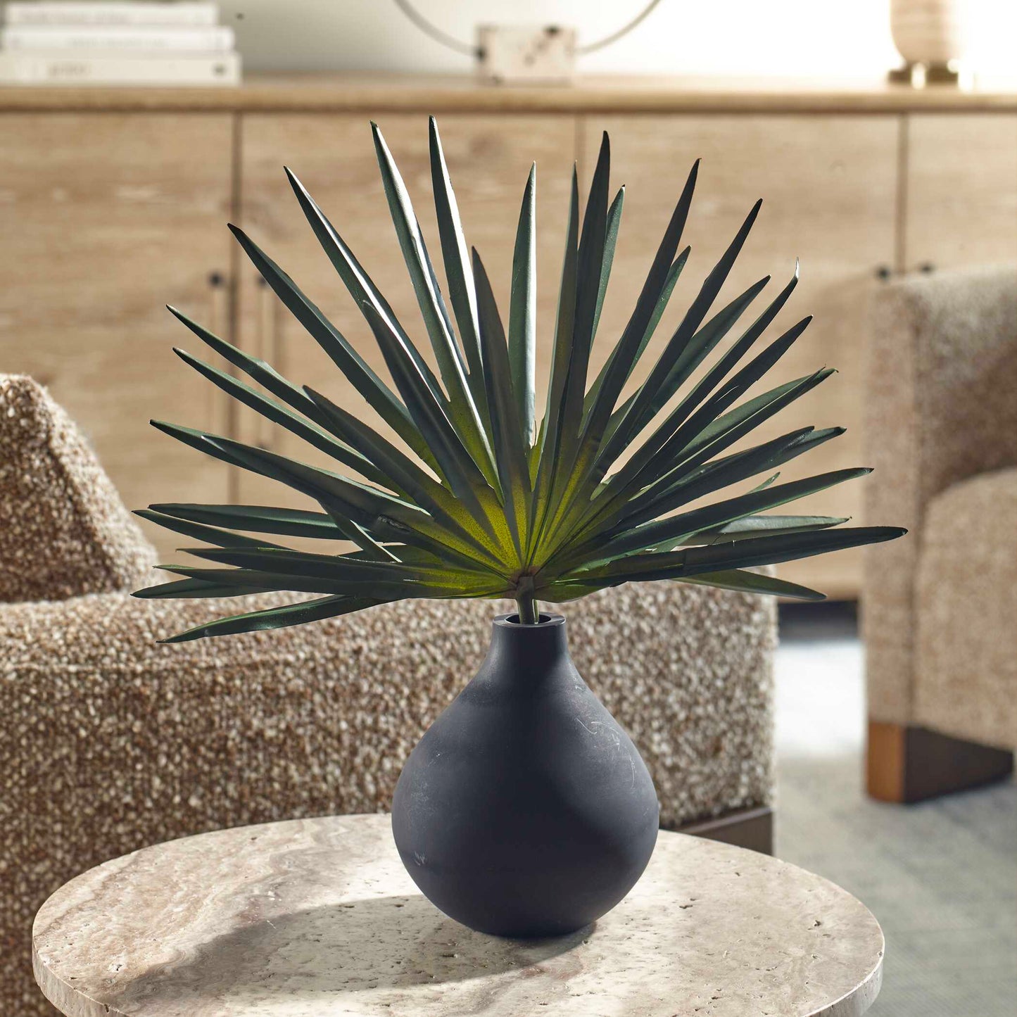 Uttermost Axis Palm Accent & Vase