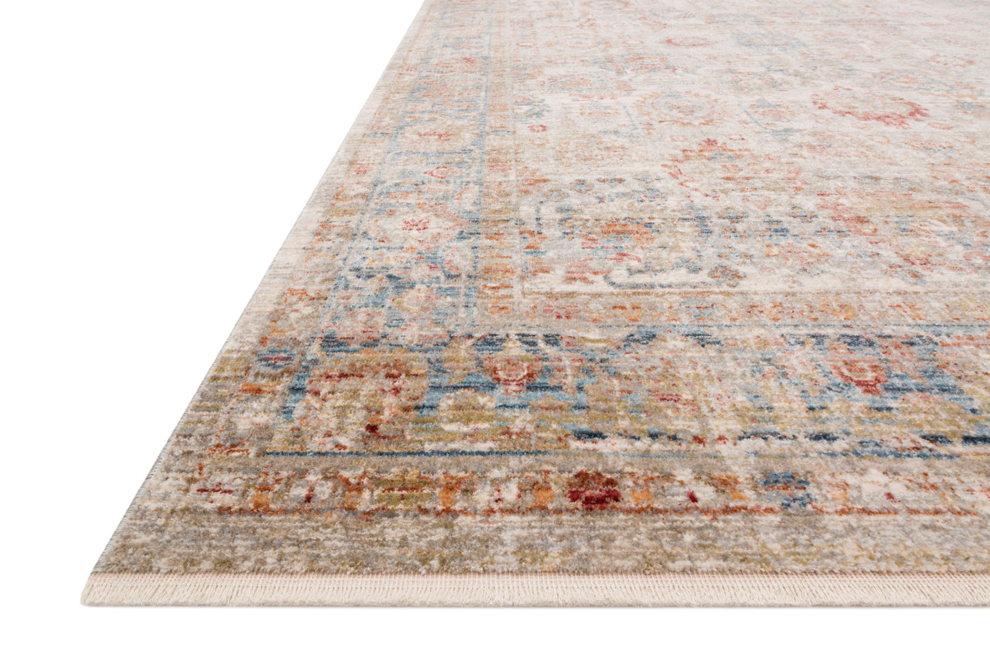 Loloi Claire Ivory / Ocean 9'-6" x 13' Area Rug
