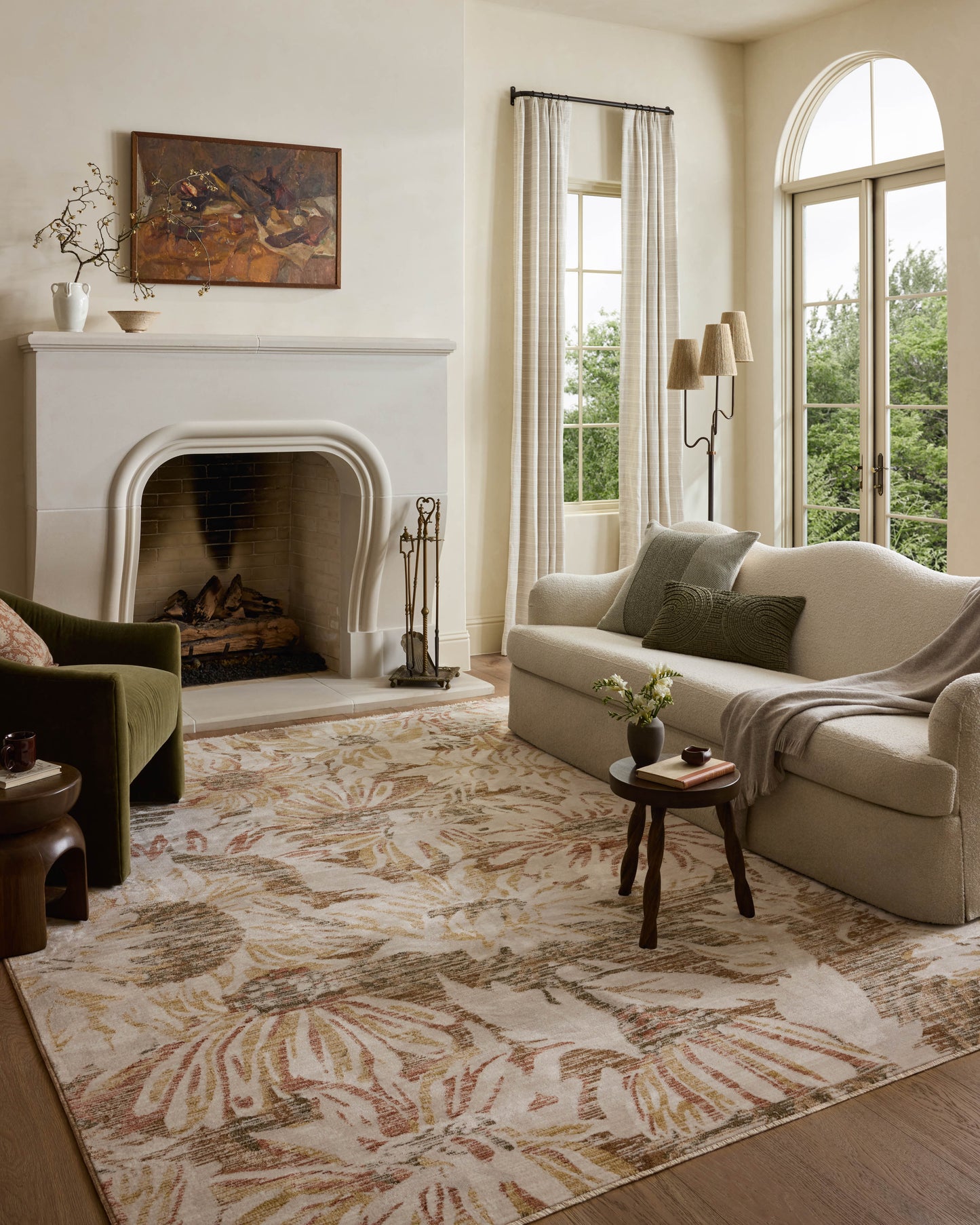 Loloi Eileen Natural / Spice 2'-0" x 3'-0" Accent Rug