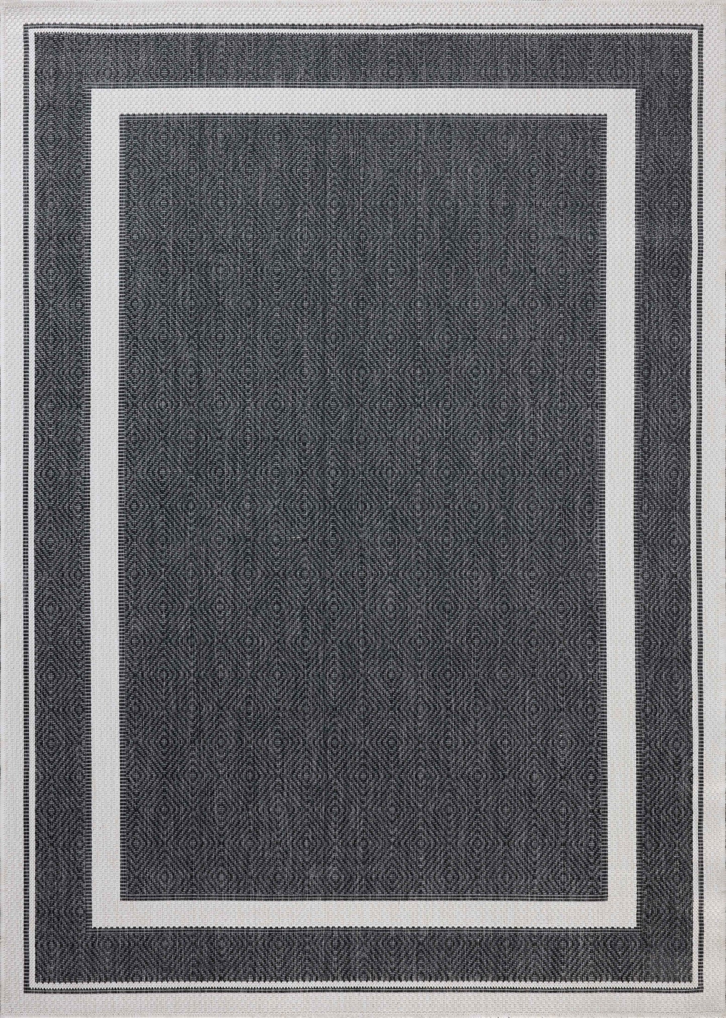 Loloi Easton Onyx / Ivory 6'-7" x 9'-4" Area Rug
