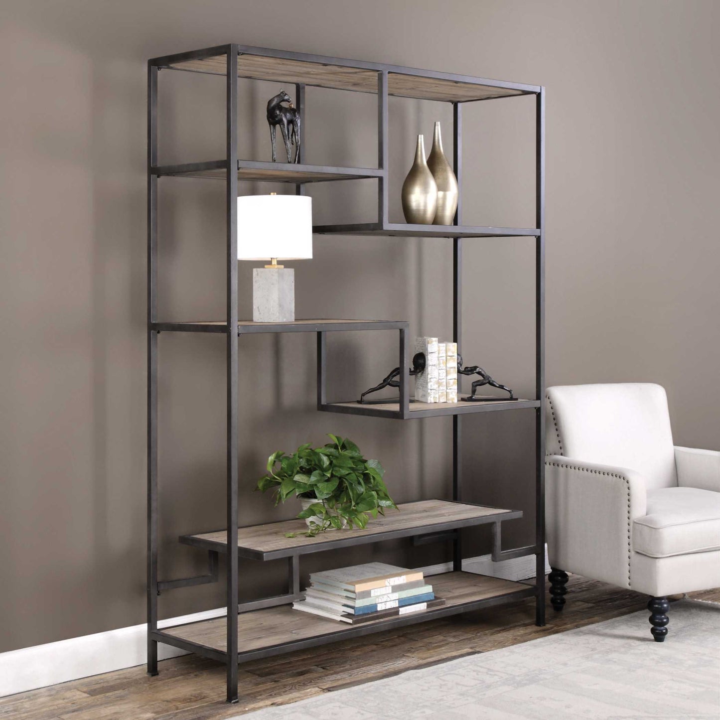 Uttermost Sherwin Industrial Etagere