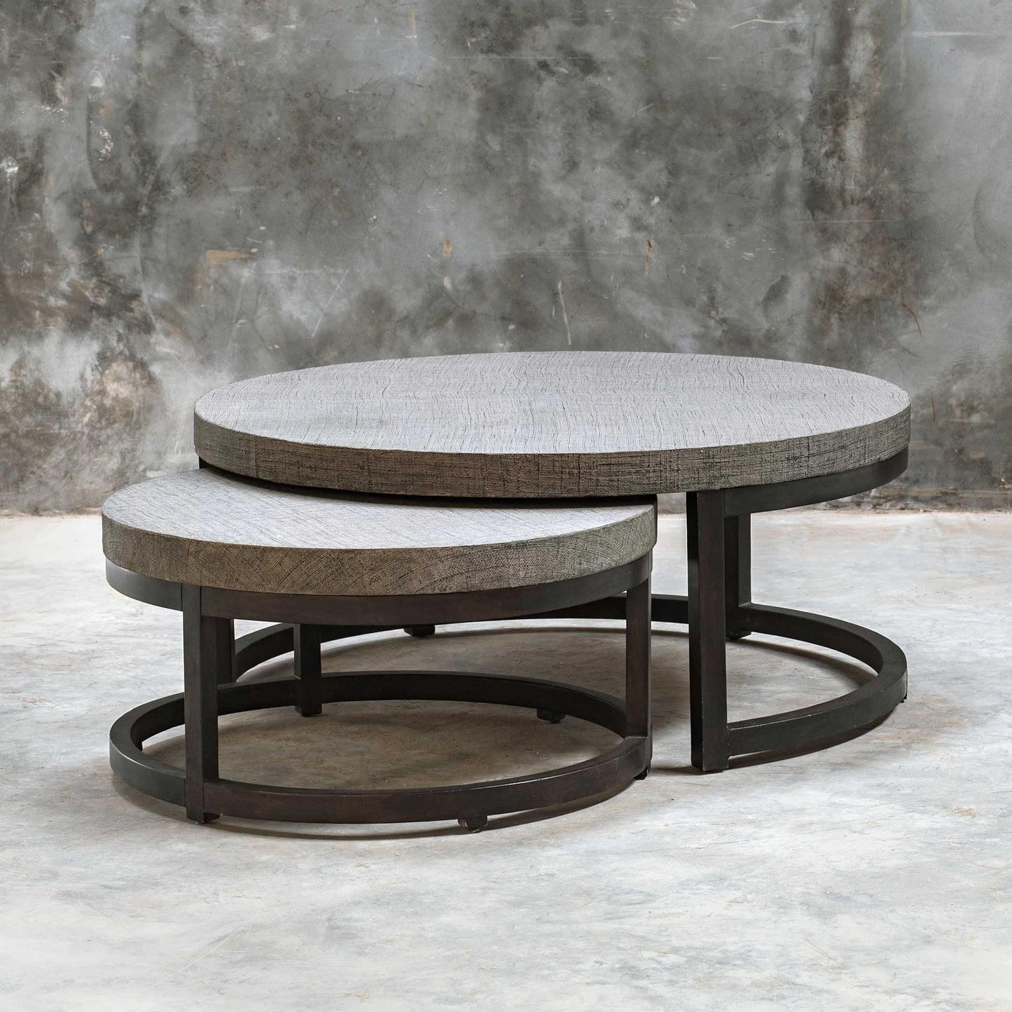 Uttermost Aiyara Gray Nesting Tables Set/2