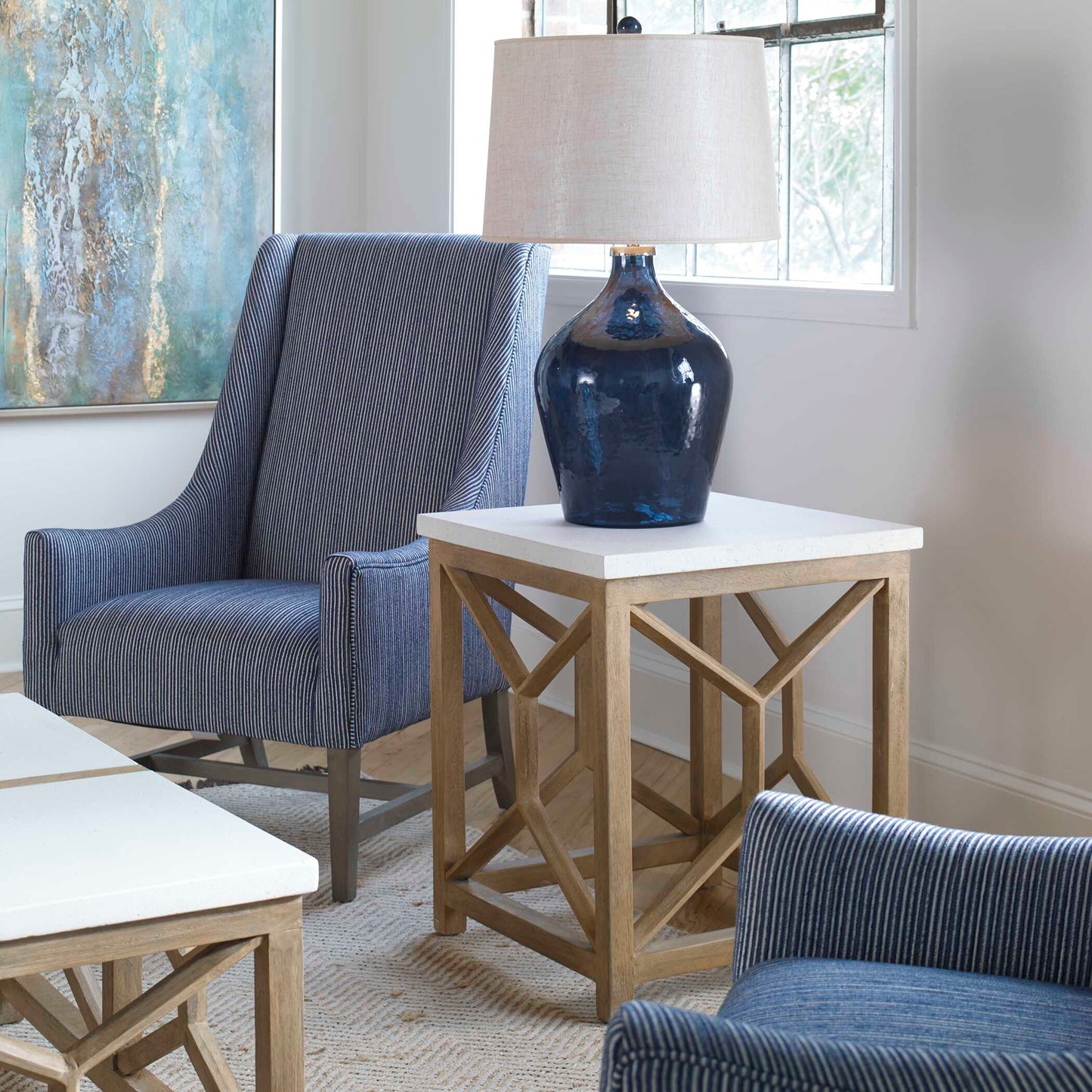 Uttermost Catali Stone End Table