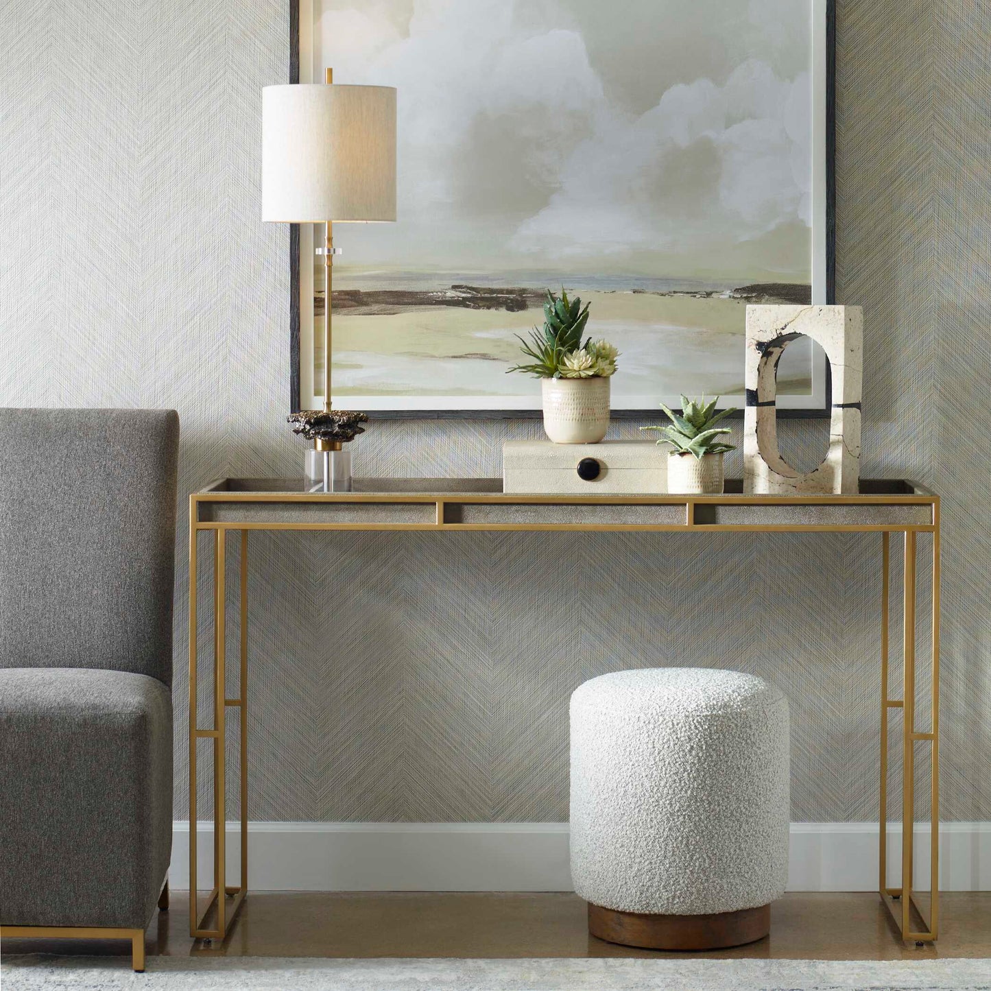 Uttermost Cardew Modern Console Table