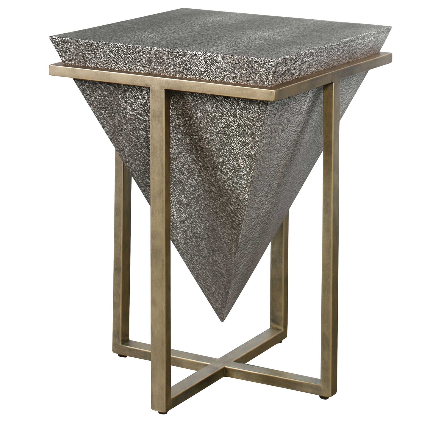 Uttermost Bertrand Shagreen Accent Table
